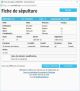 Fiche de sépulture de la base de données BMS2000