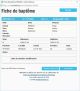 2e fiche de baptême de la base de données BMS2000