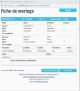Fiche de mariage de la base de données BMS2000 Fiche de mariage de la base de données BMS2000