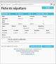 Fiche de sépulture de la base de données BMS2000