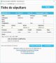 Fiche de sépulture de la base de données BMS2000