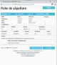 Fiche de sépulture de la base de données BMS2000