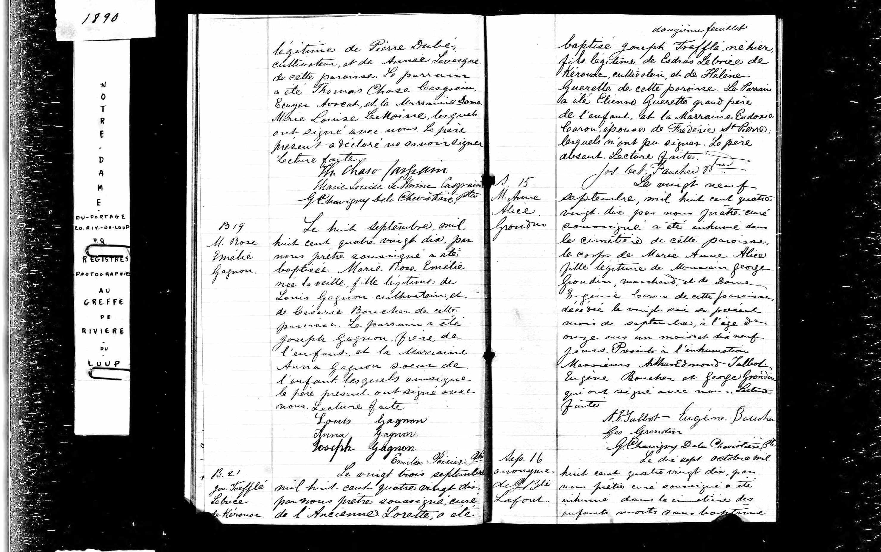 Acte de baptême