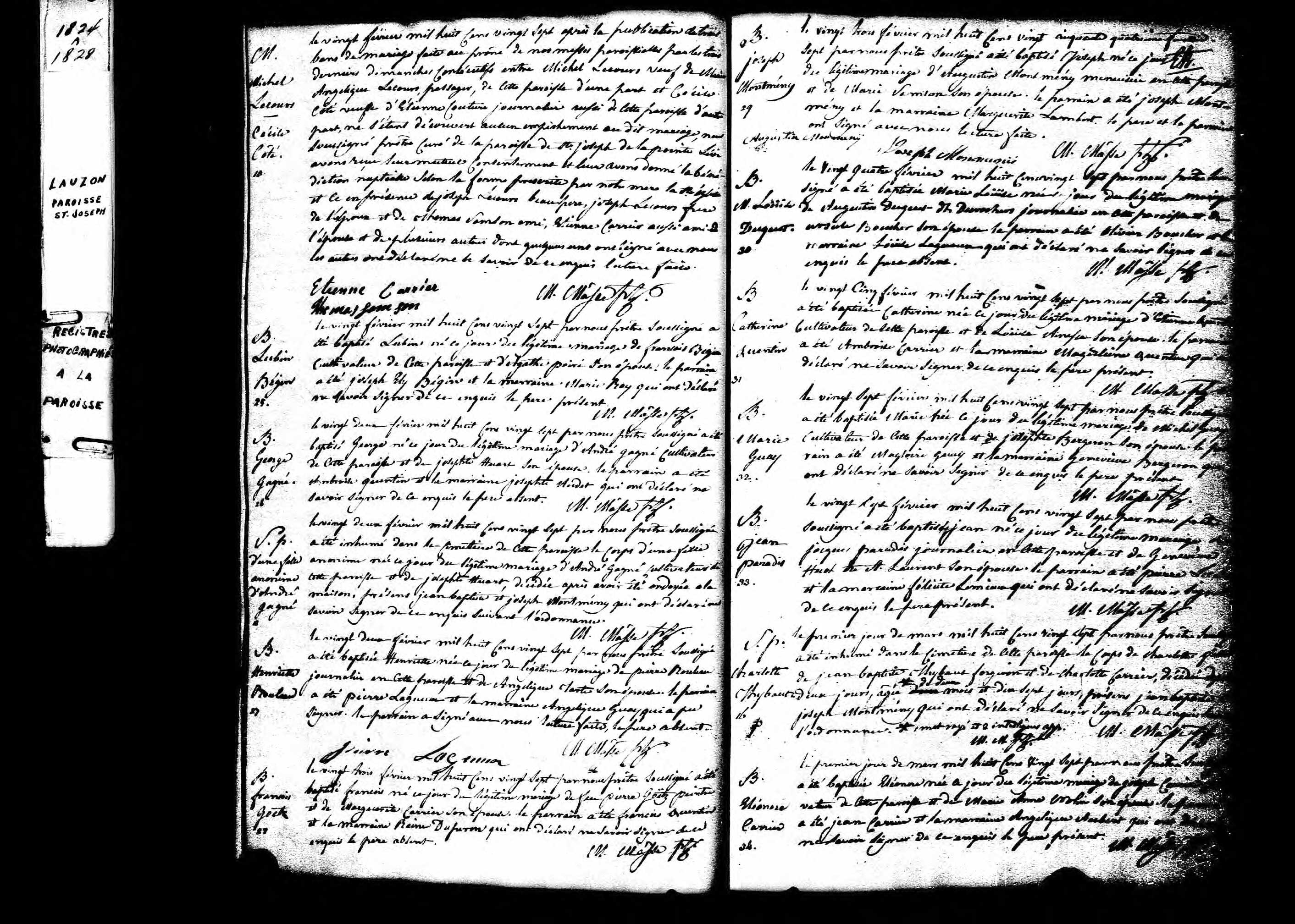Acte de baptême Acte de baptême