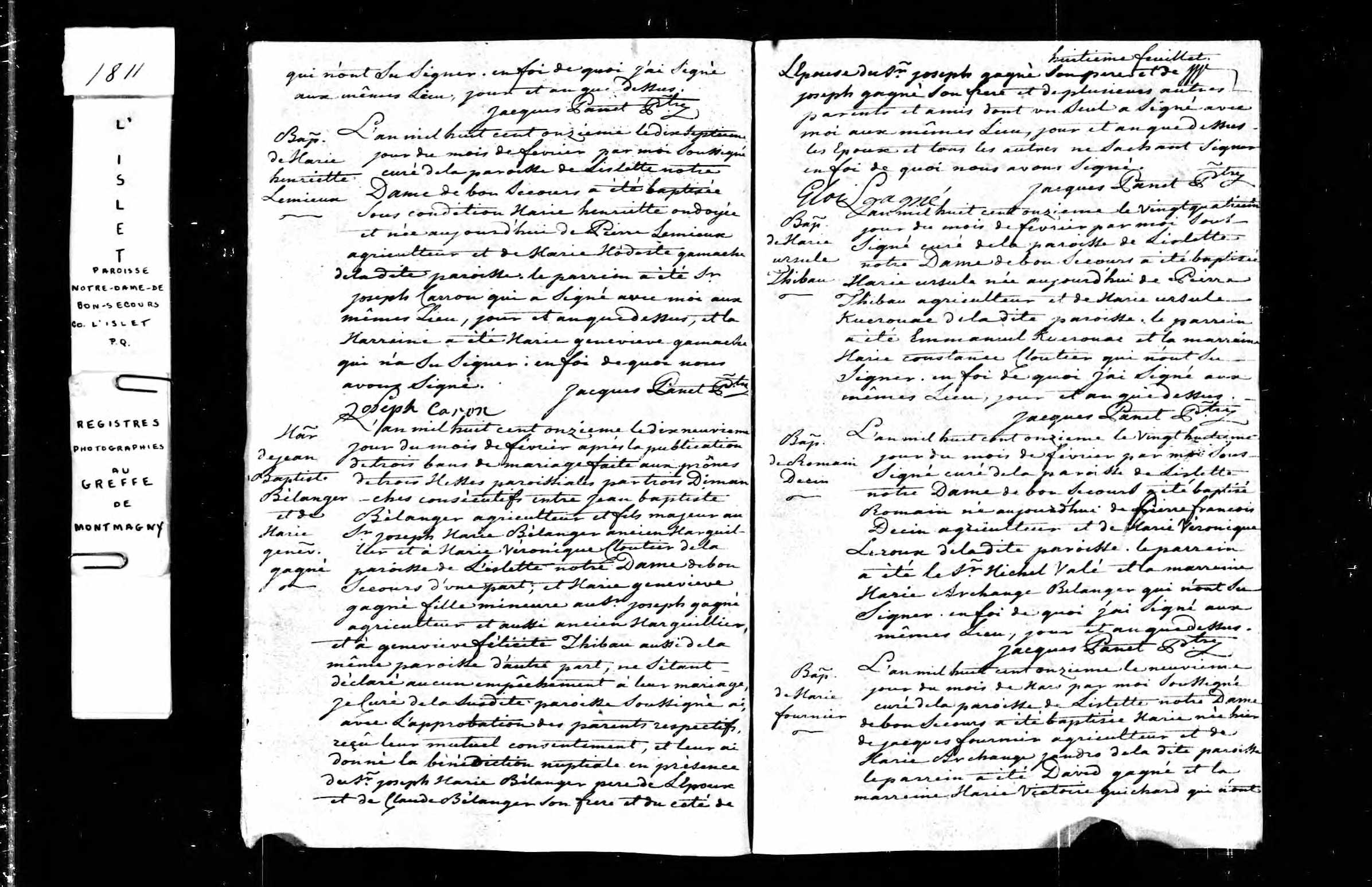 Acte de baptême Acte de baptême