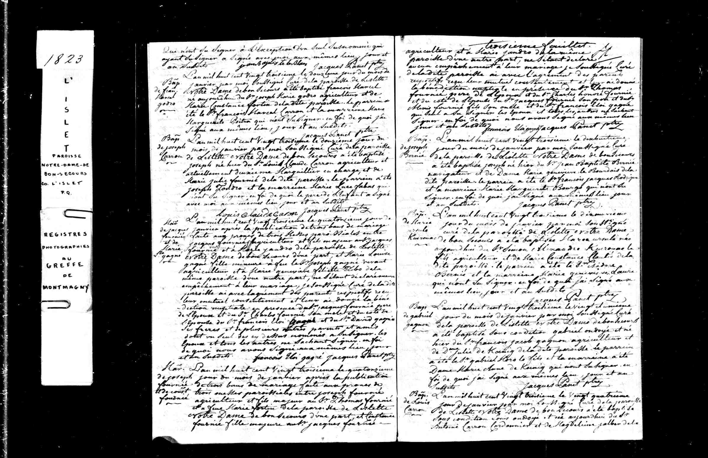 Acte de baptême