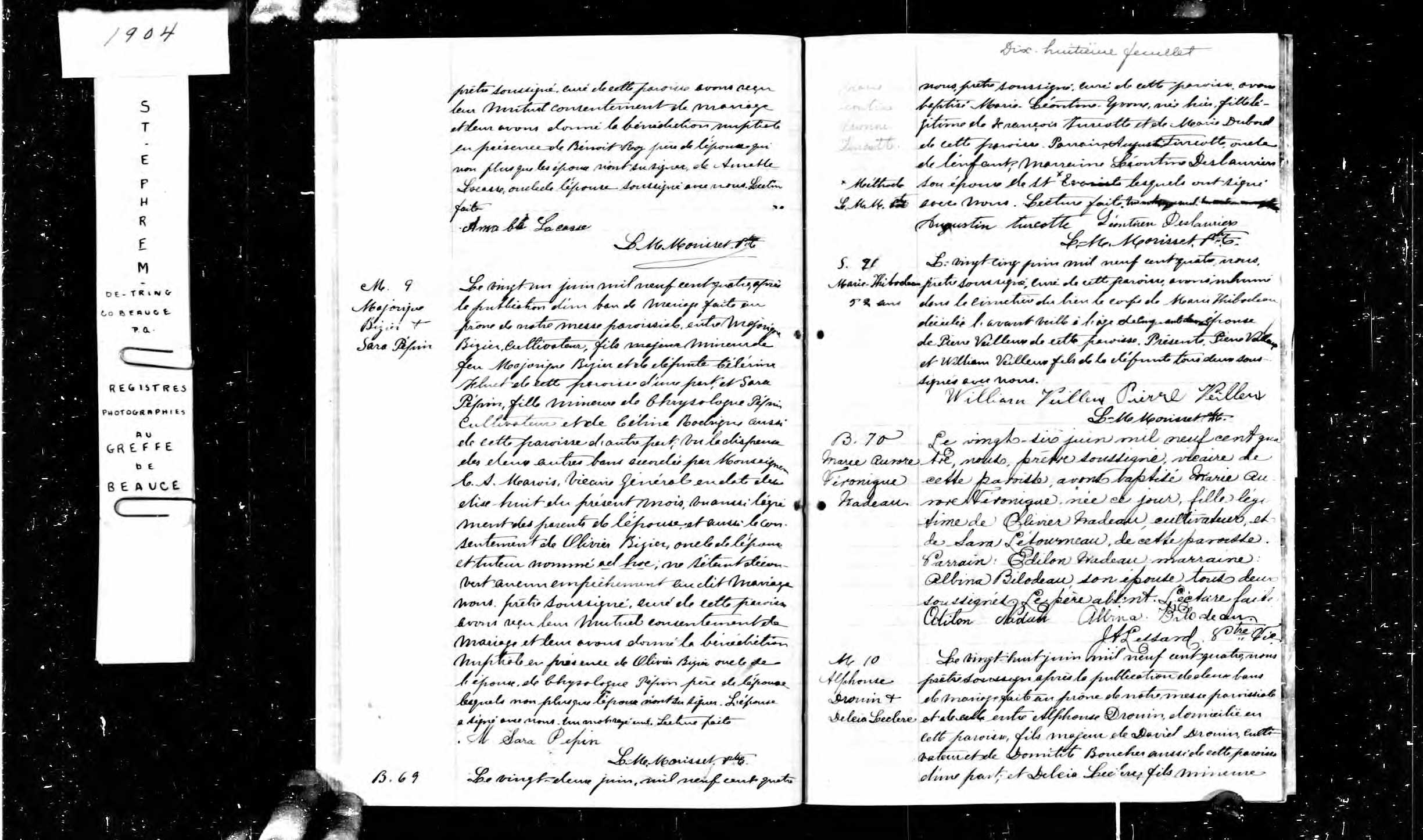Acte de baptême Acte de baptême