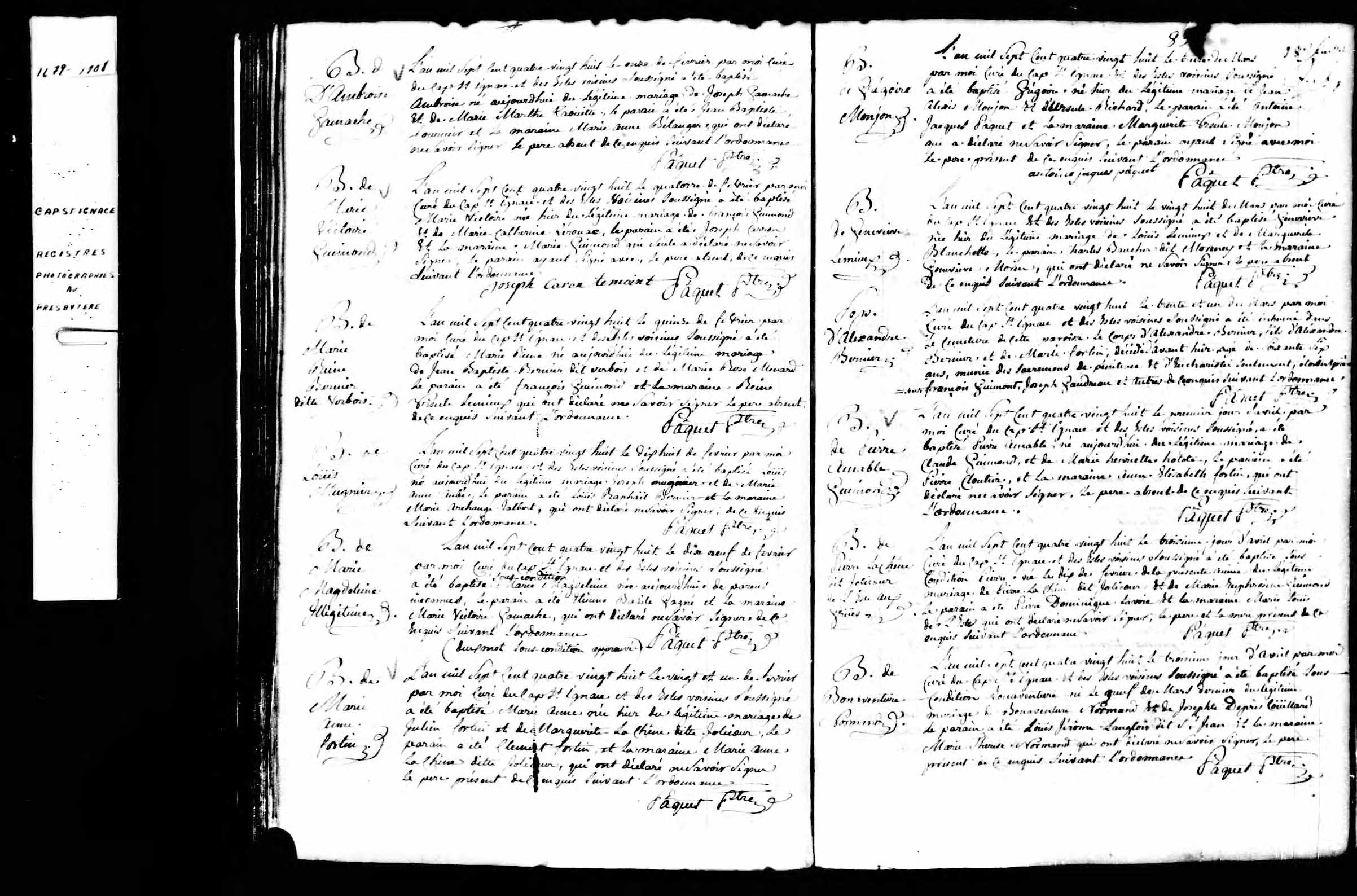 Acte de baptême