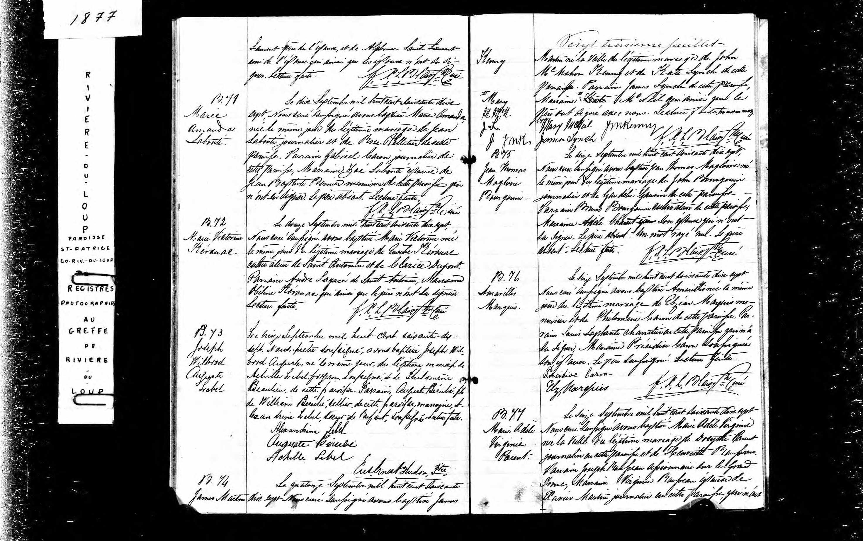 Acte de baptême