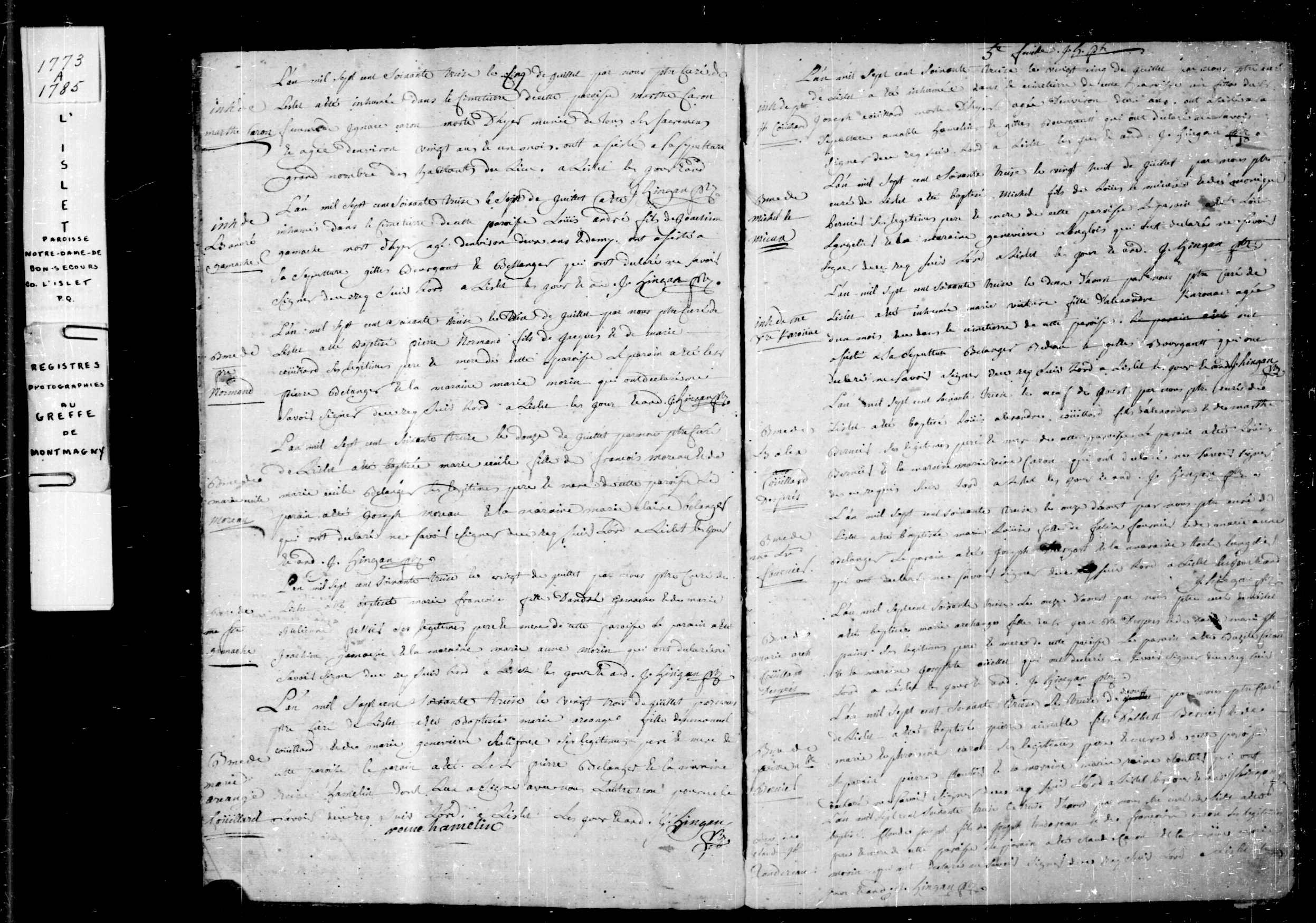 Acte de sépulture