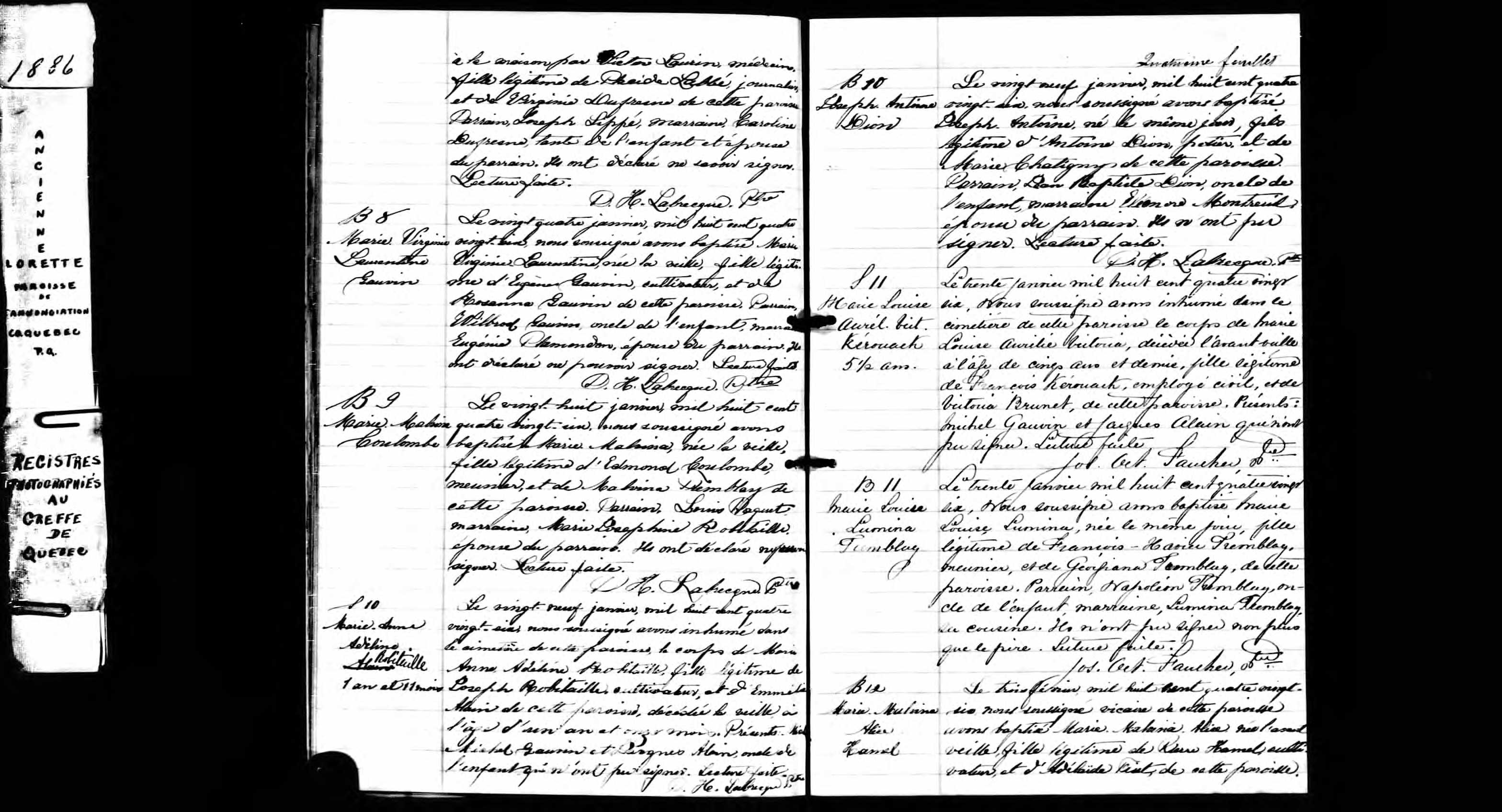 Acte de sépulture