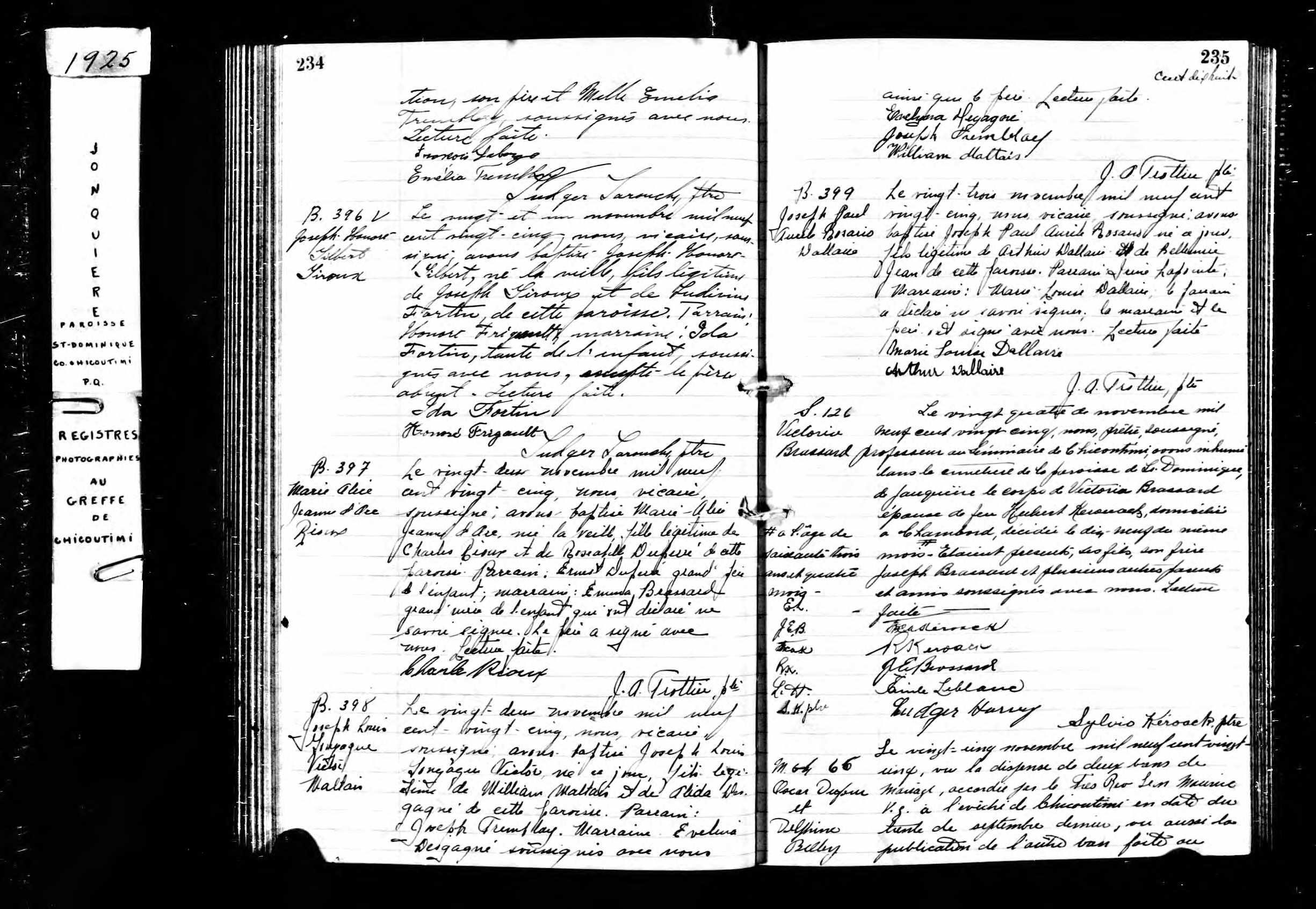 Acte de sépulture