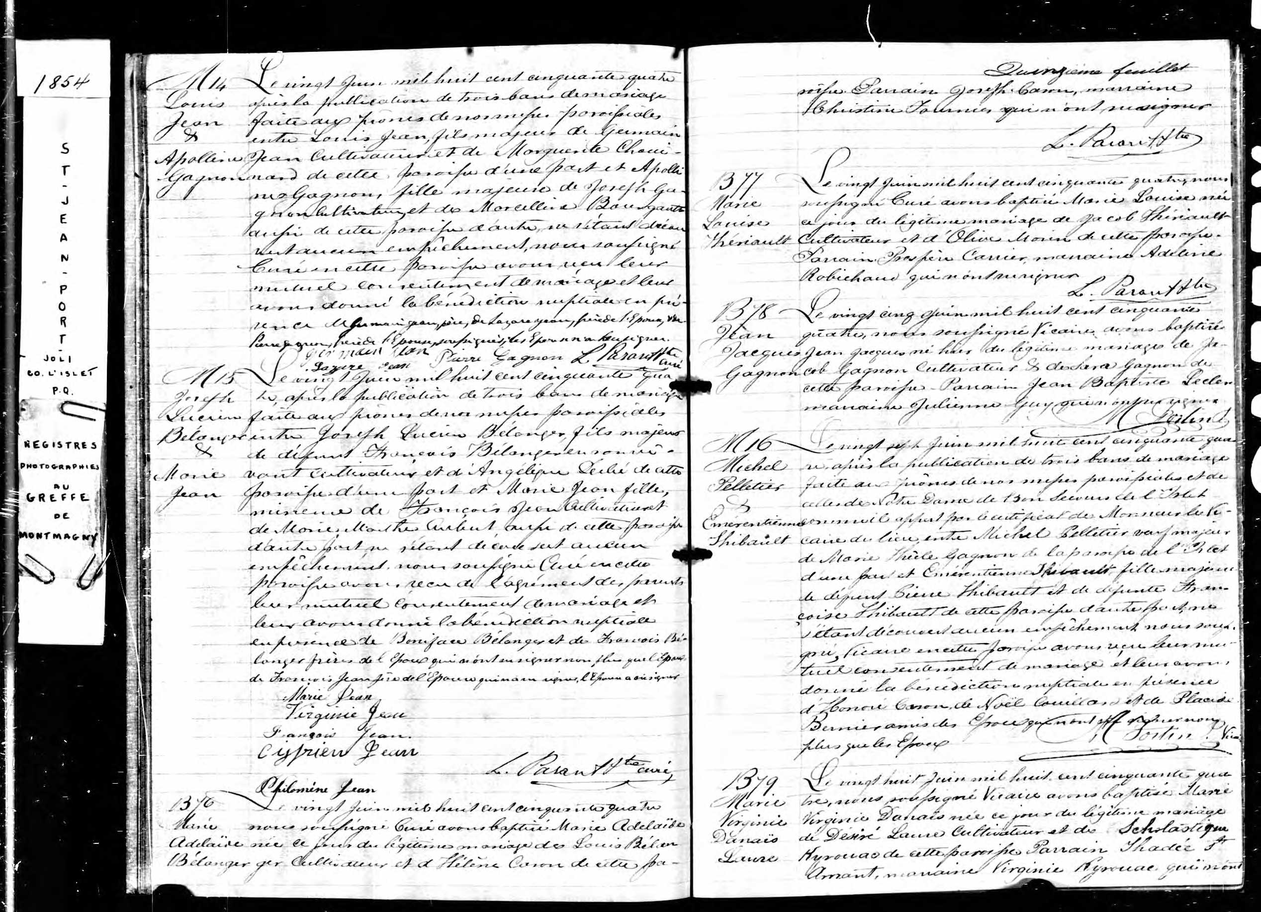 Acte de baptême