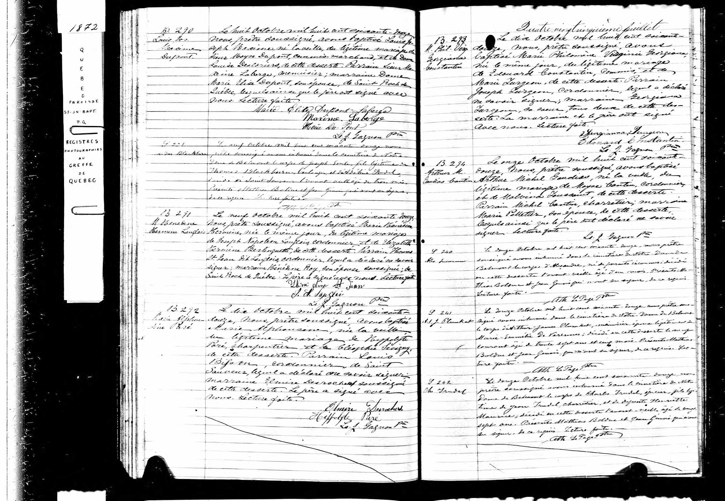 Acte de baptême