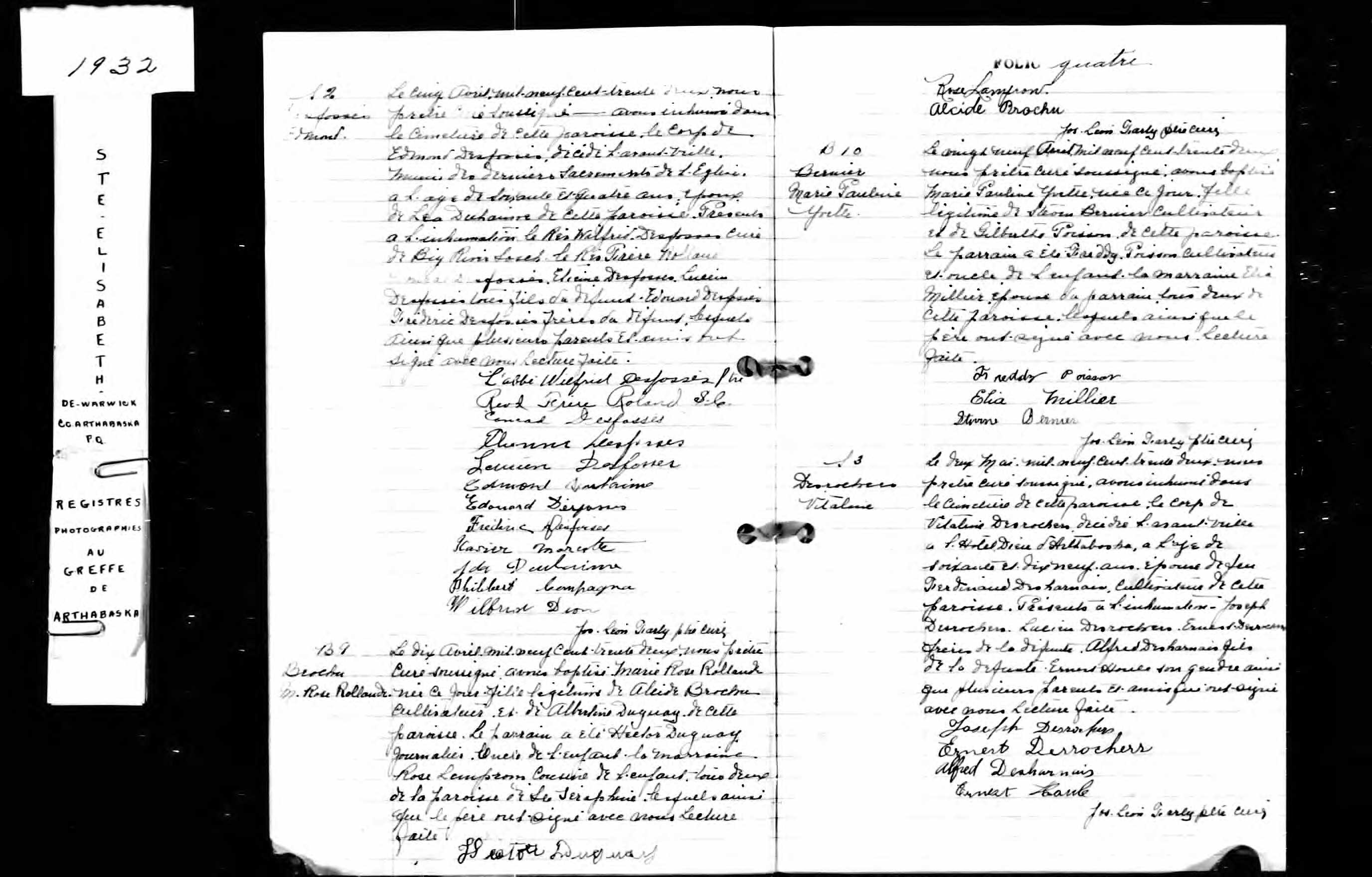 Acte de sépulture