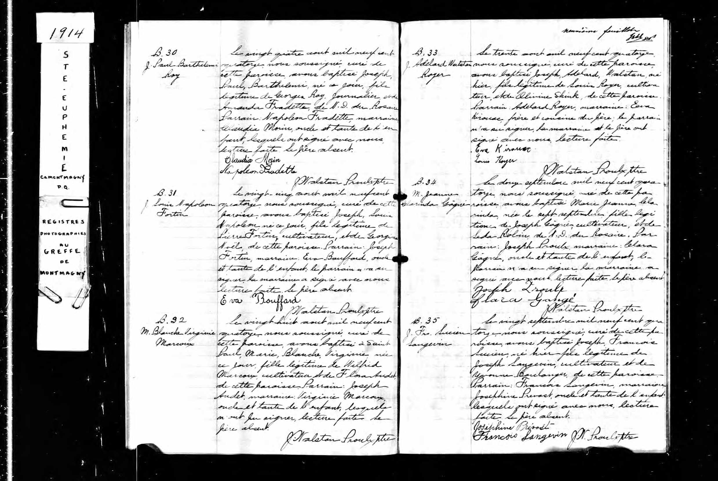 Acte de baptême
