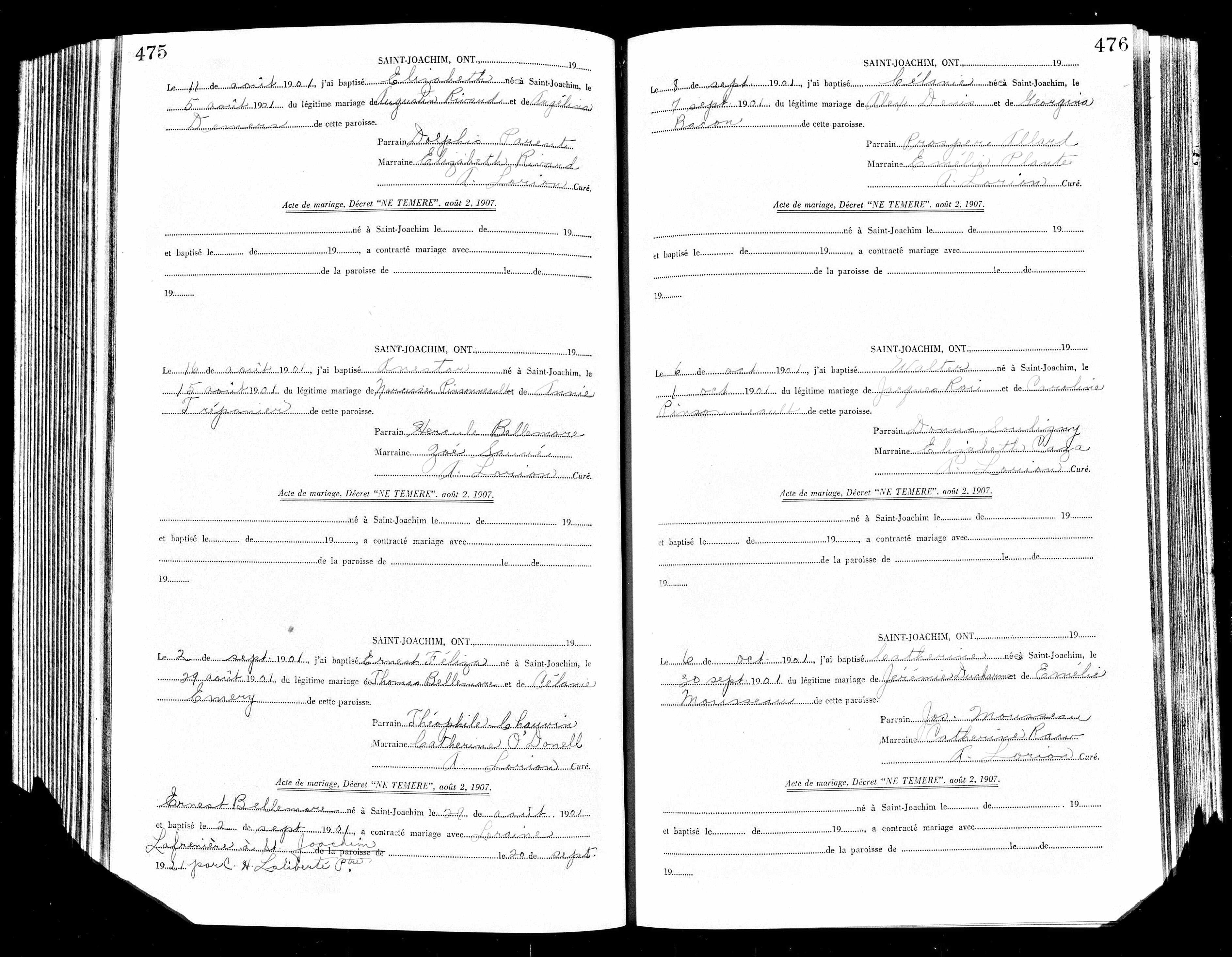 Acte de baptême