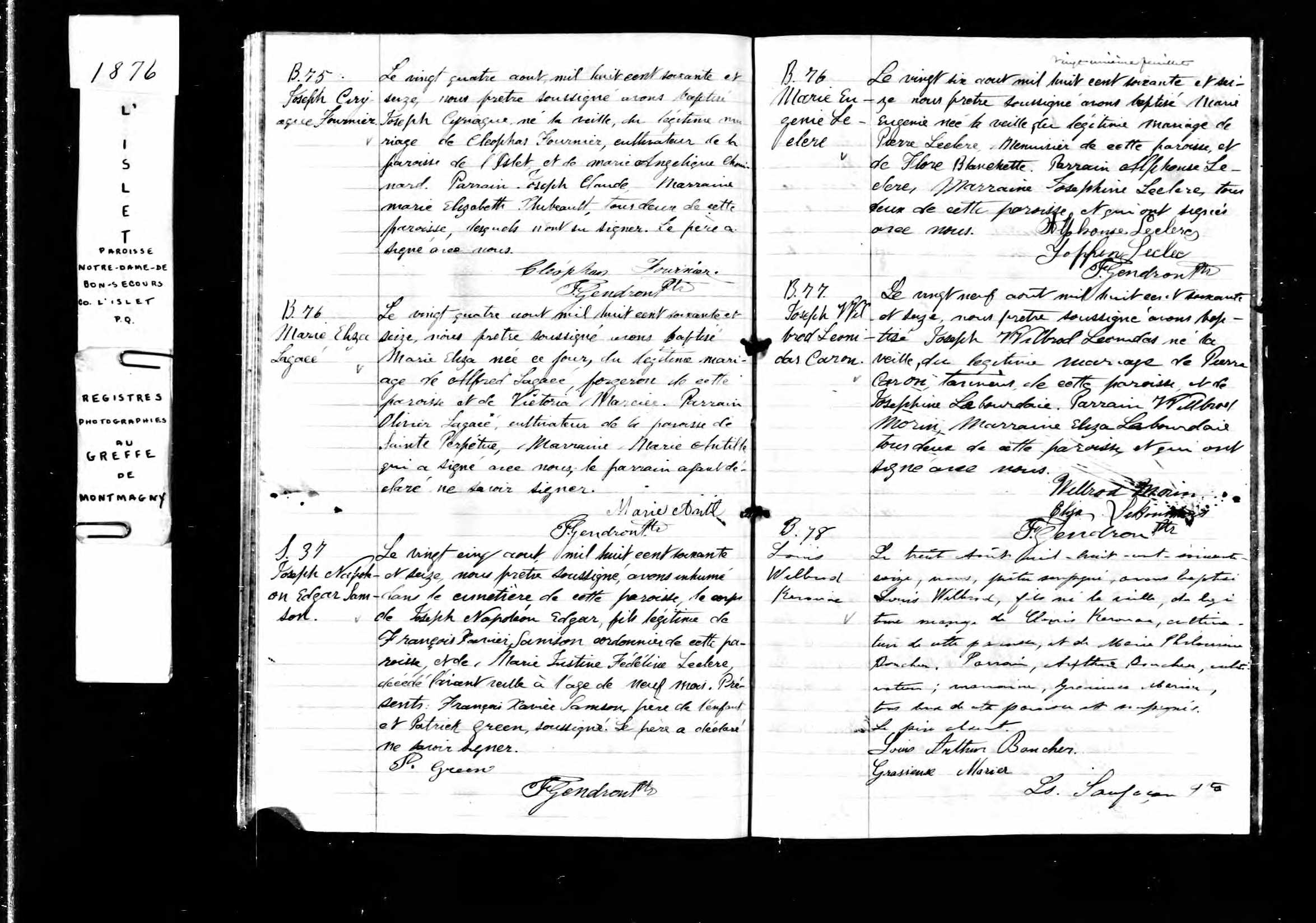 Acte de baptême