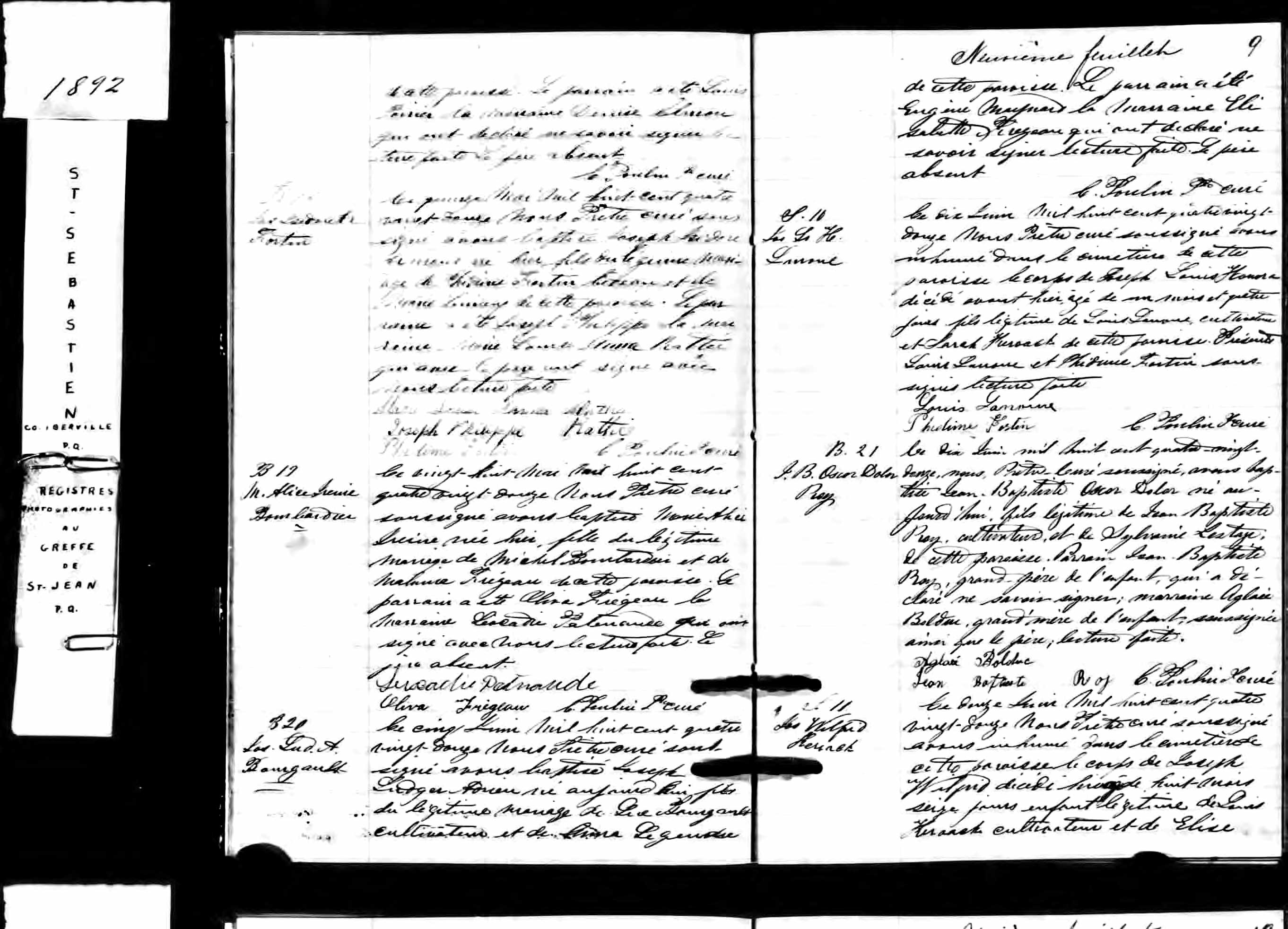  Acte de sépulture