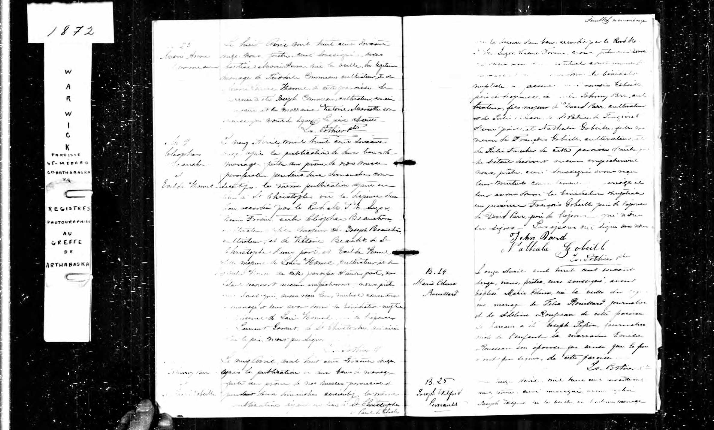 Acte de baptême
