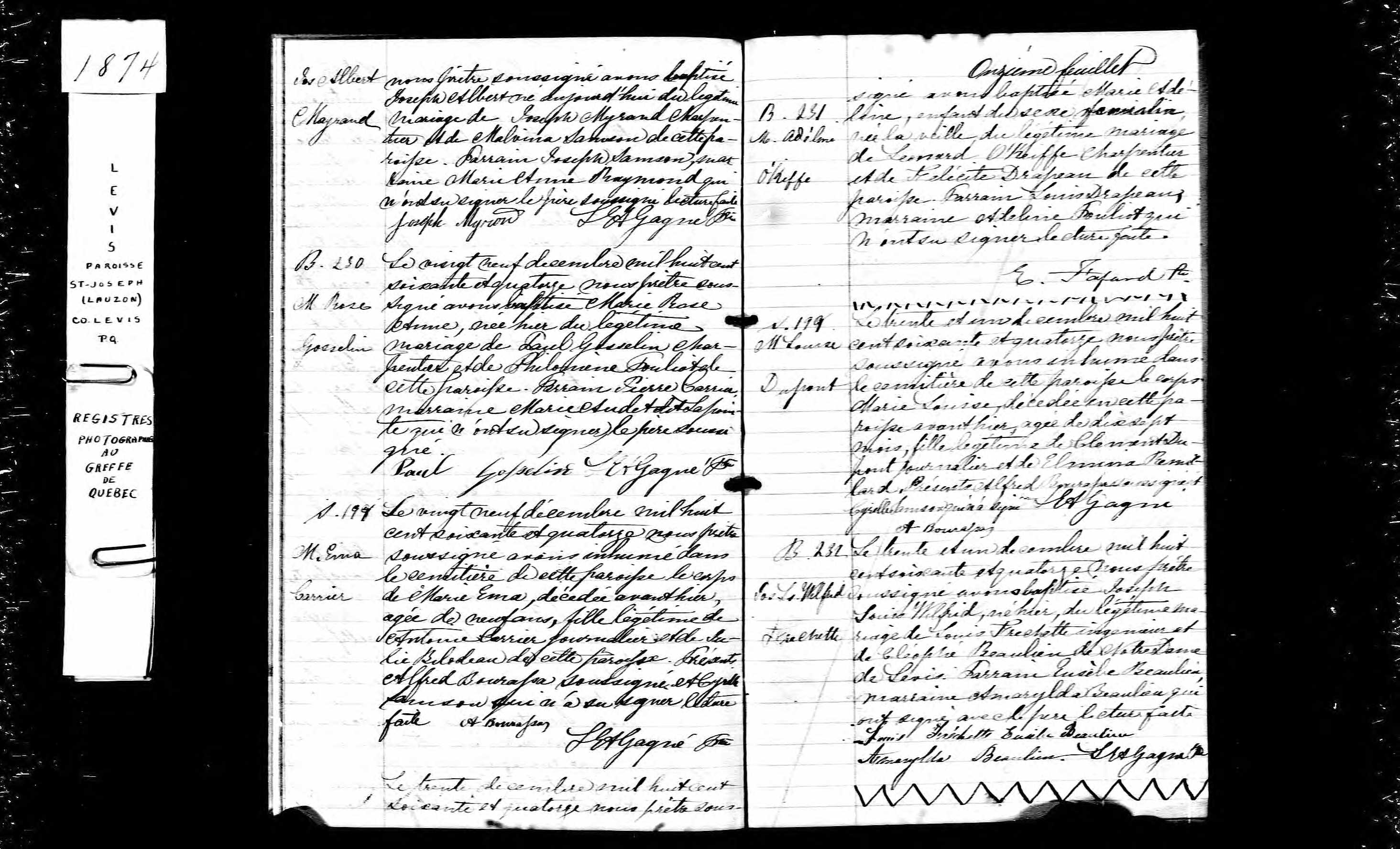 Acte de baptême