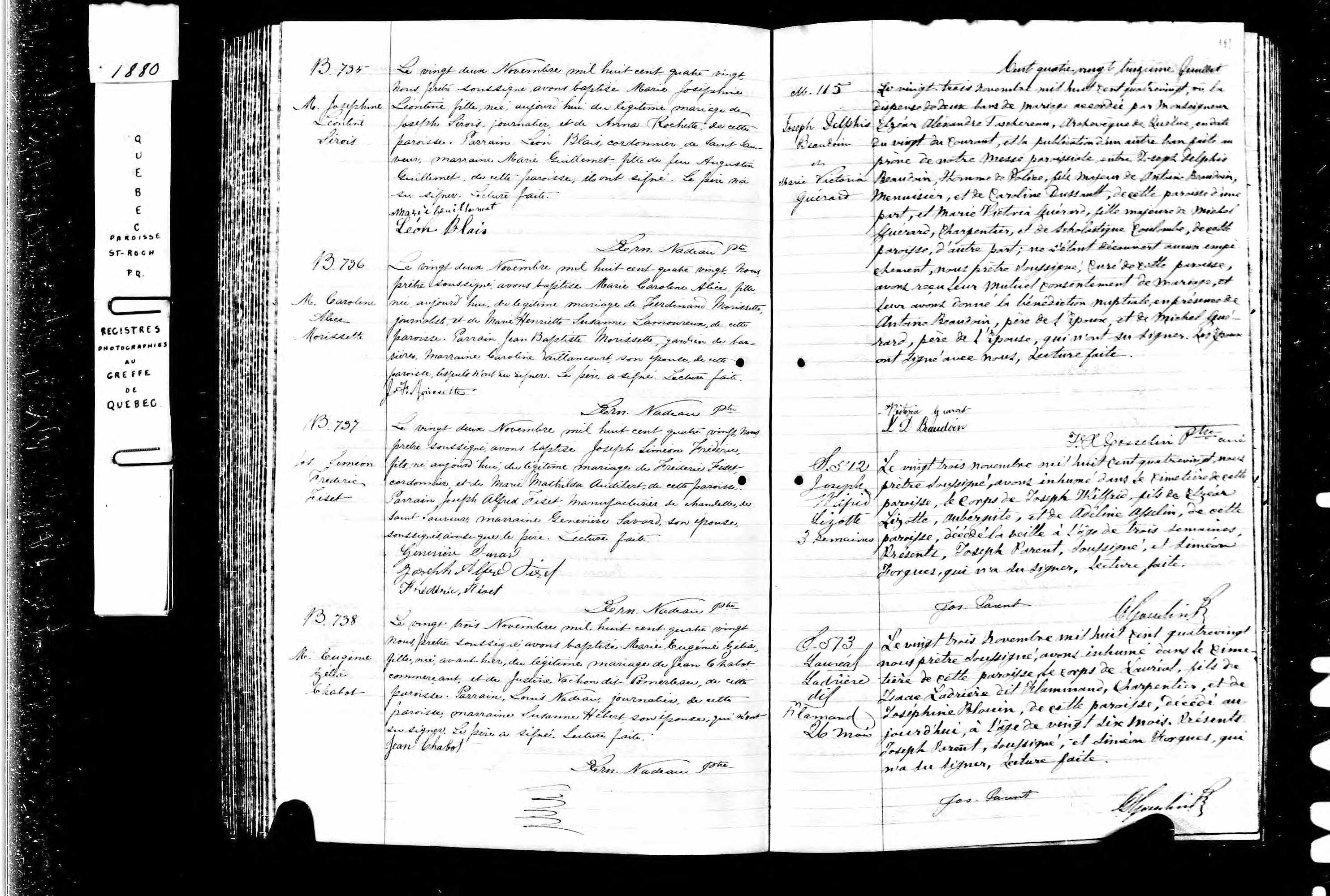 Acte de sépulture