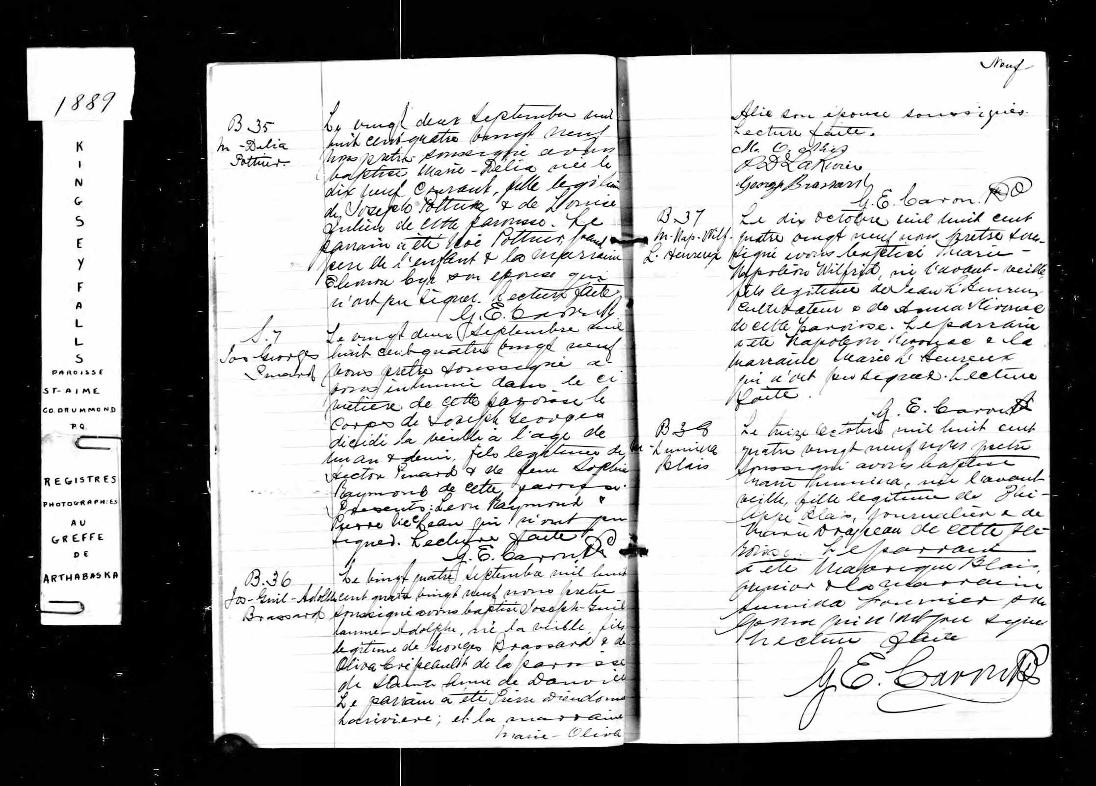 Acte de baptême