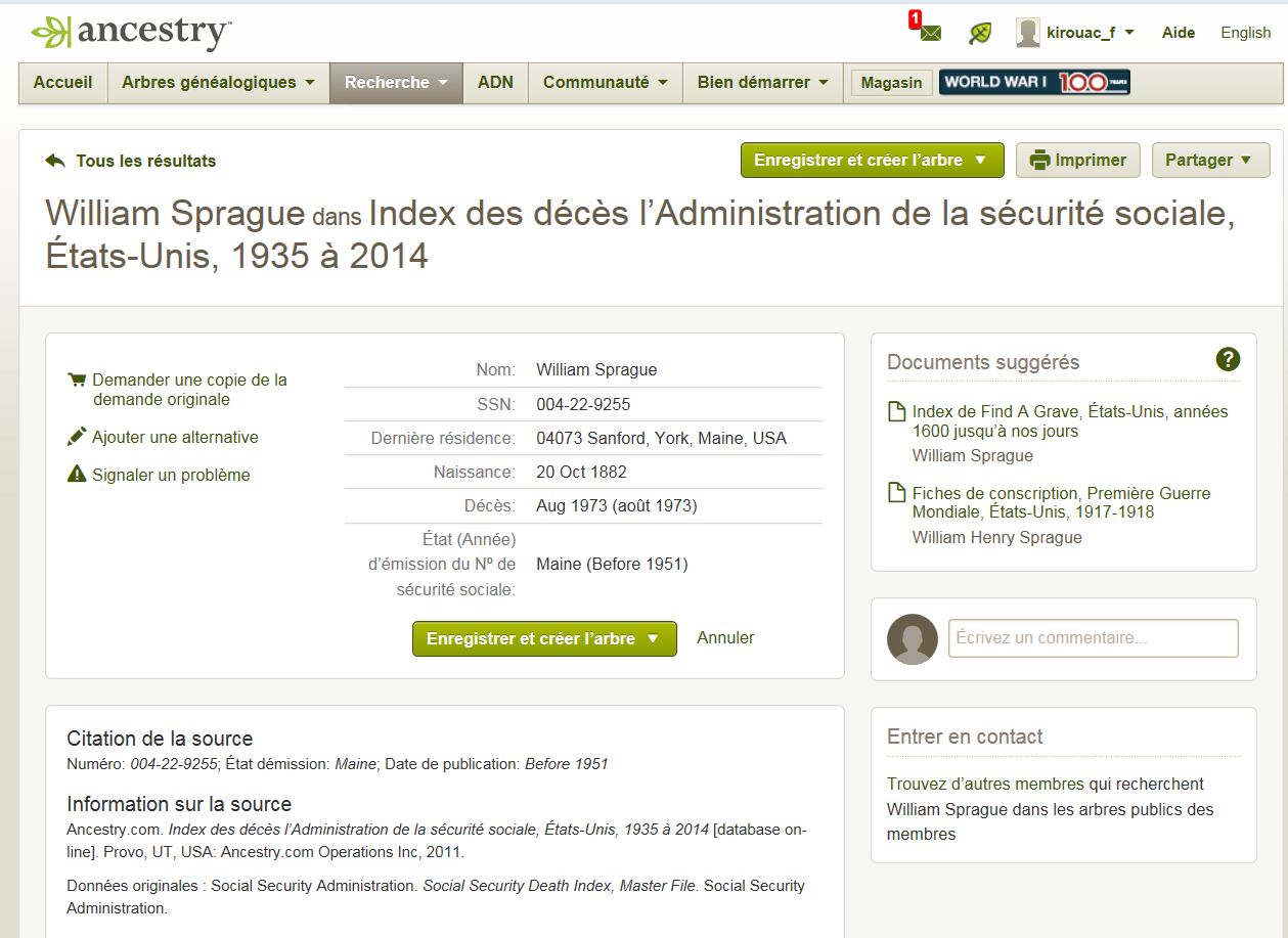 Mention de la date de naissance