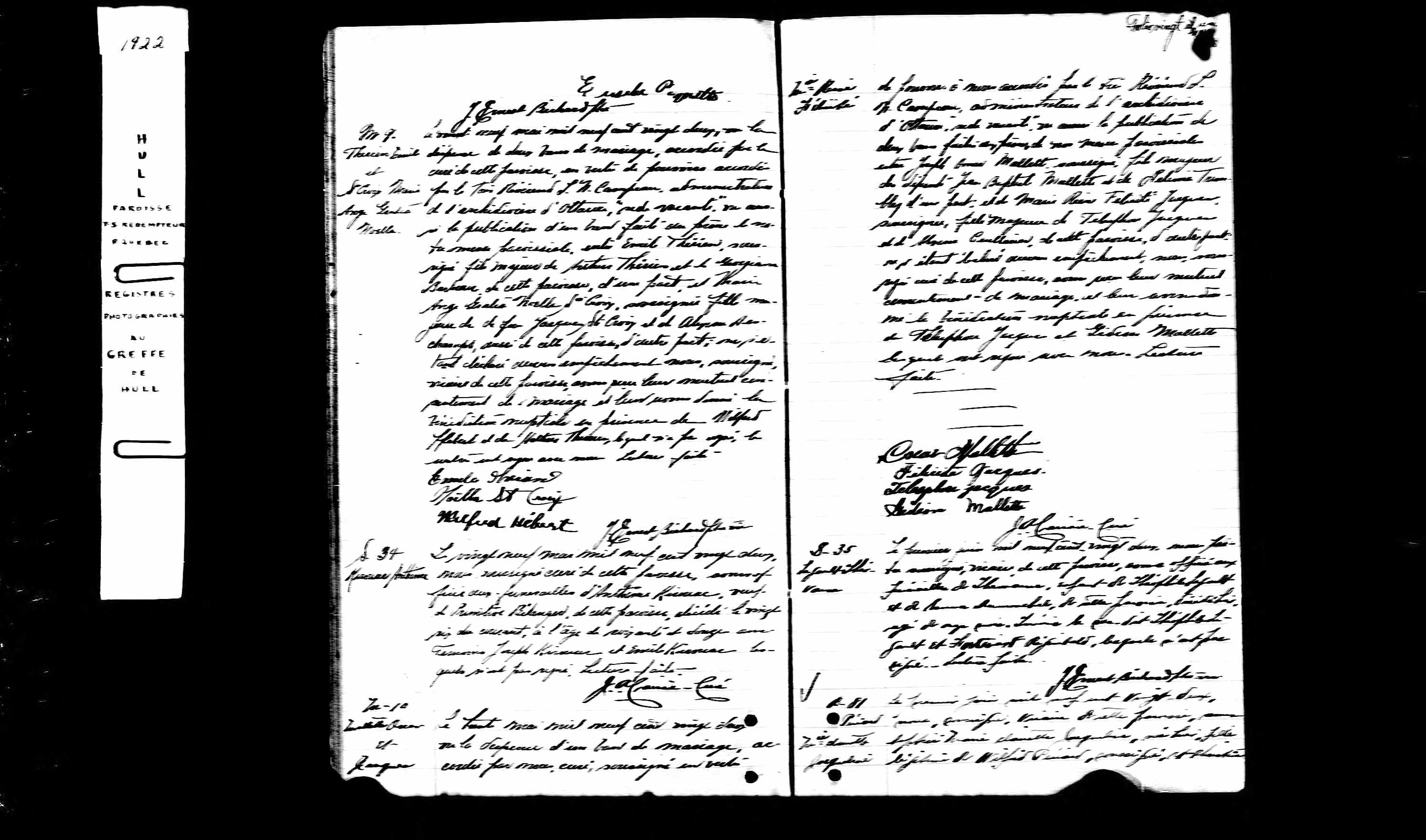 Acte de sépulture