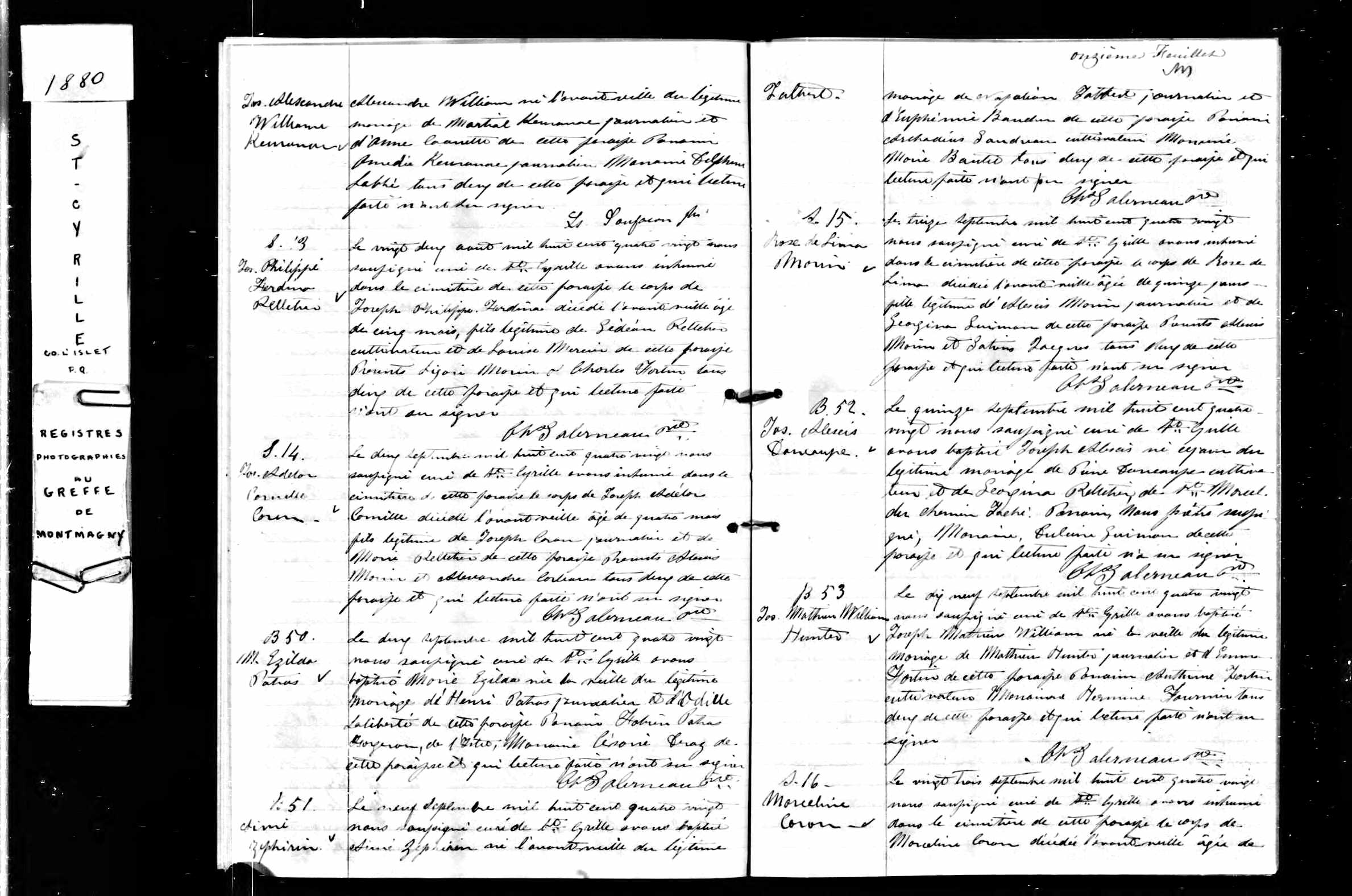 Acte de baptême