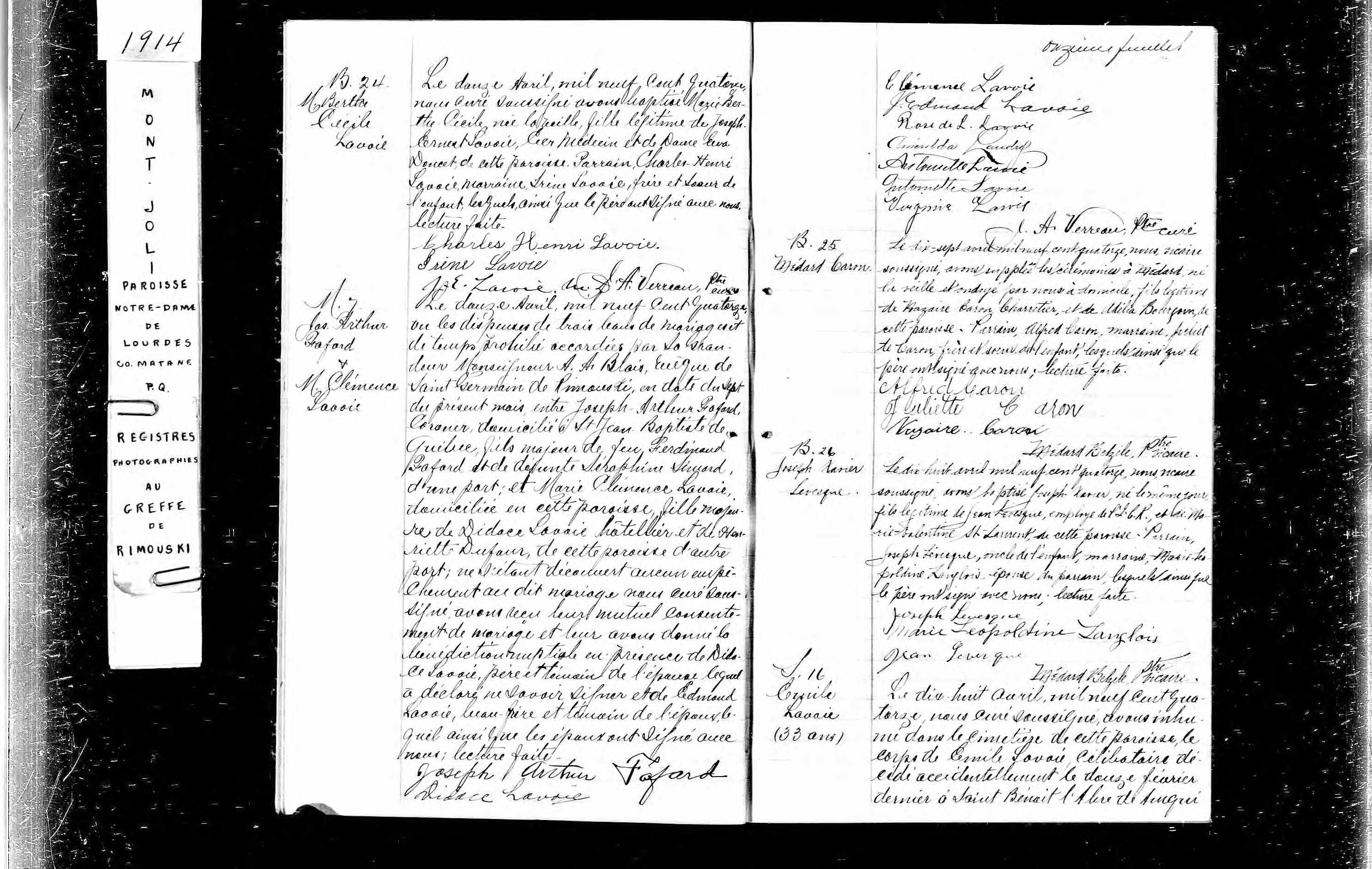 Acte de baptême