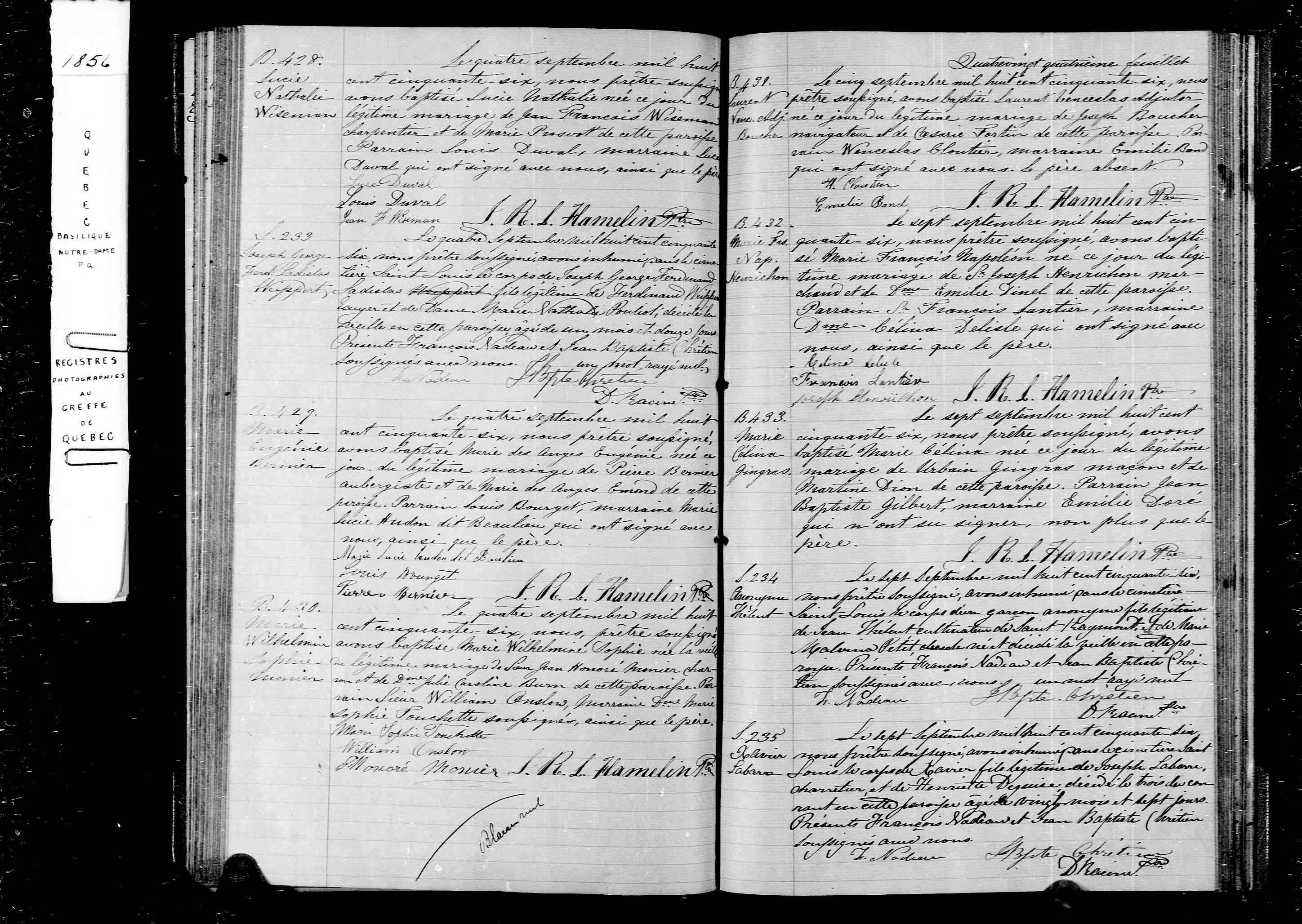 Acte de sépulture