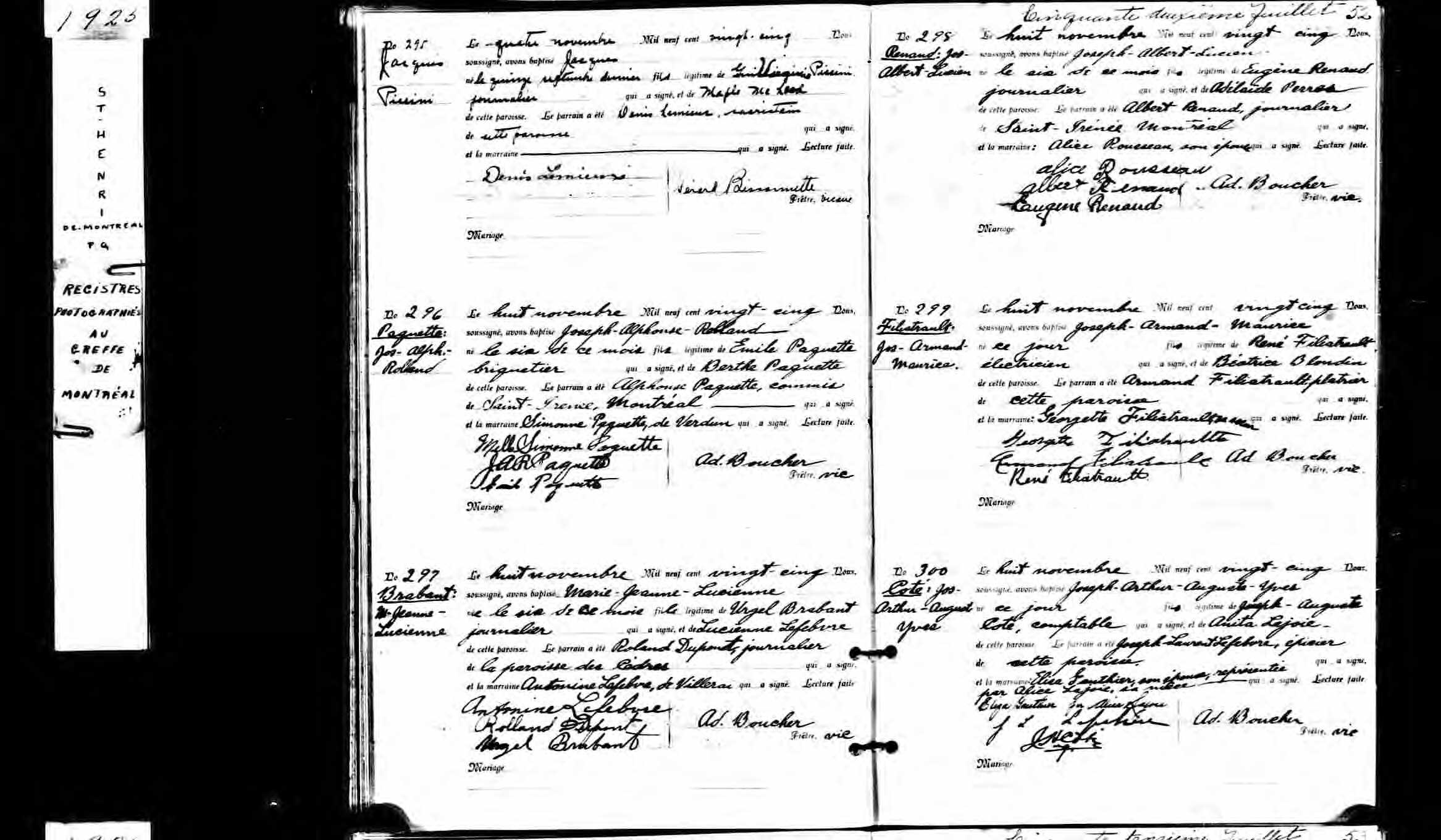 Acte de baptême