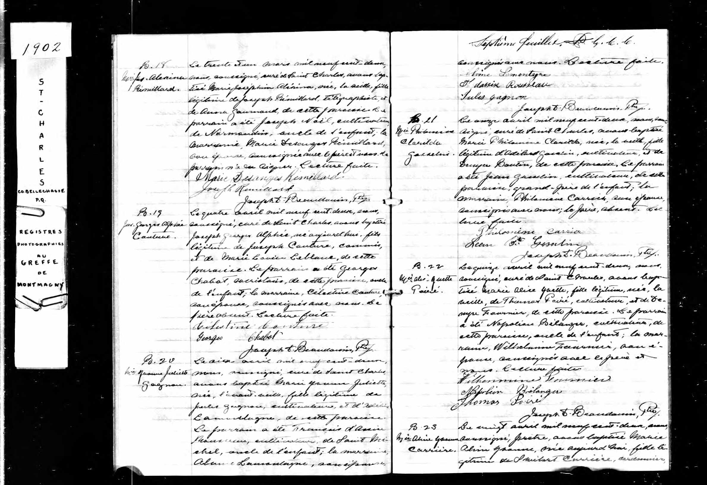 Acte de baptême