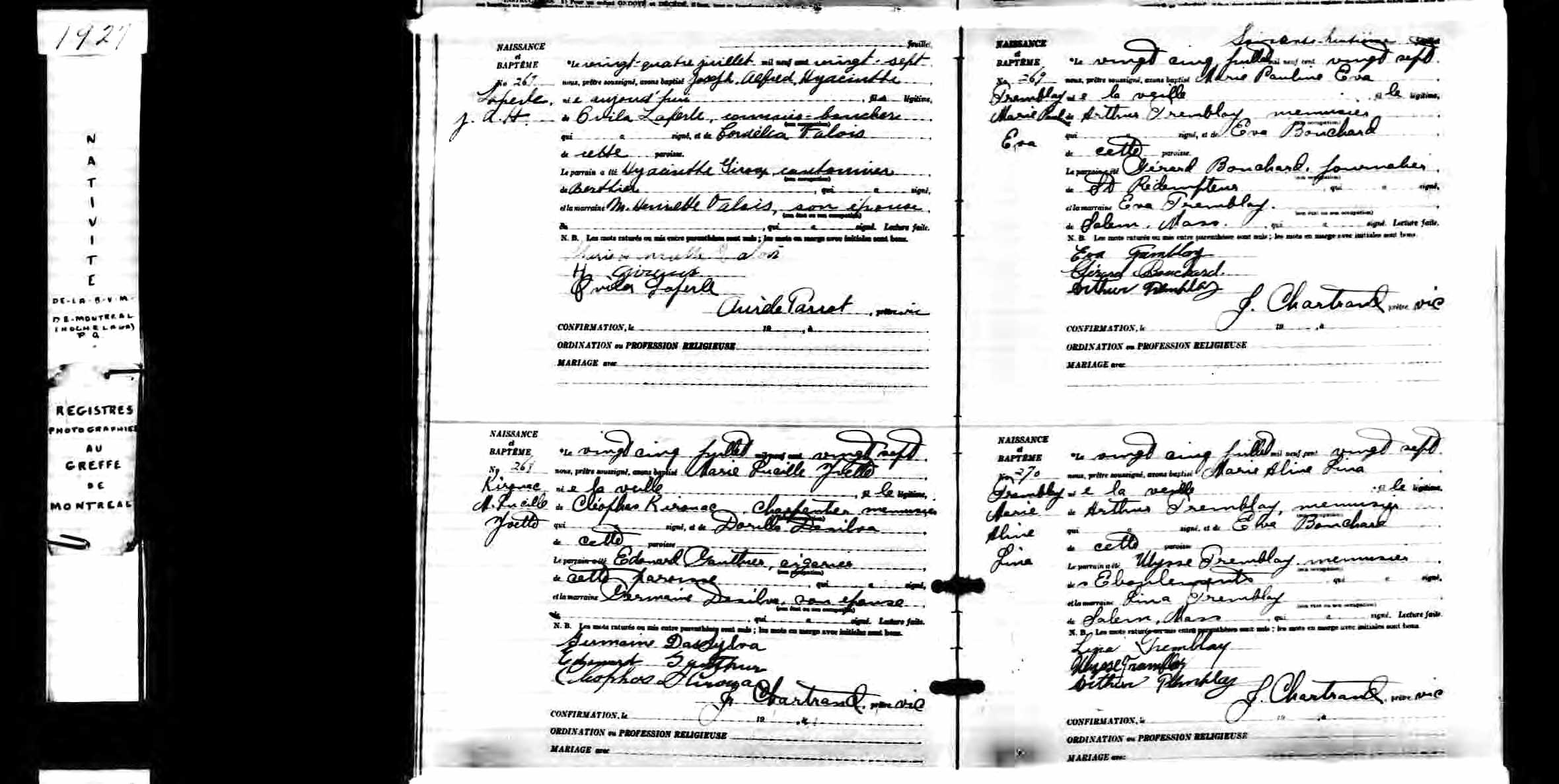 Acte de baptême