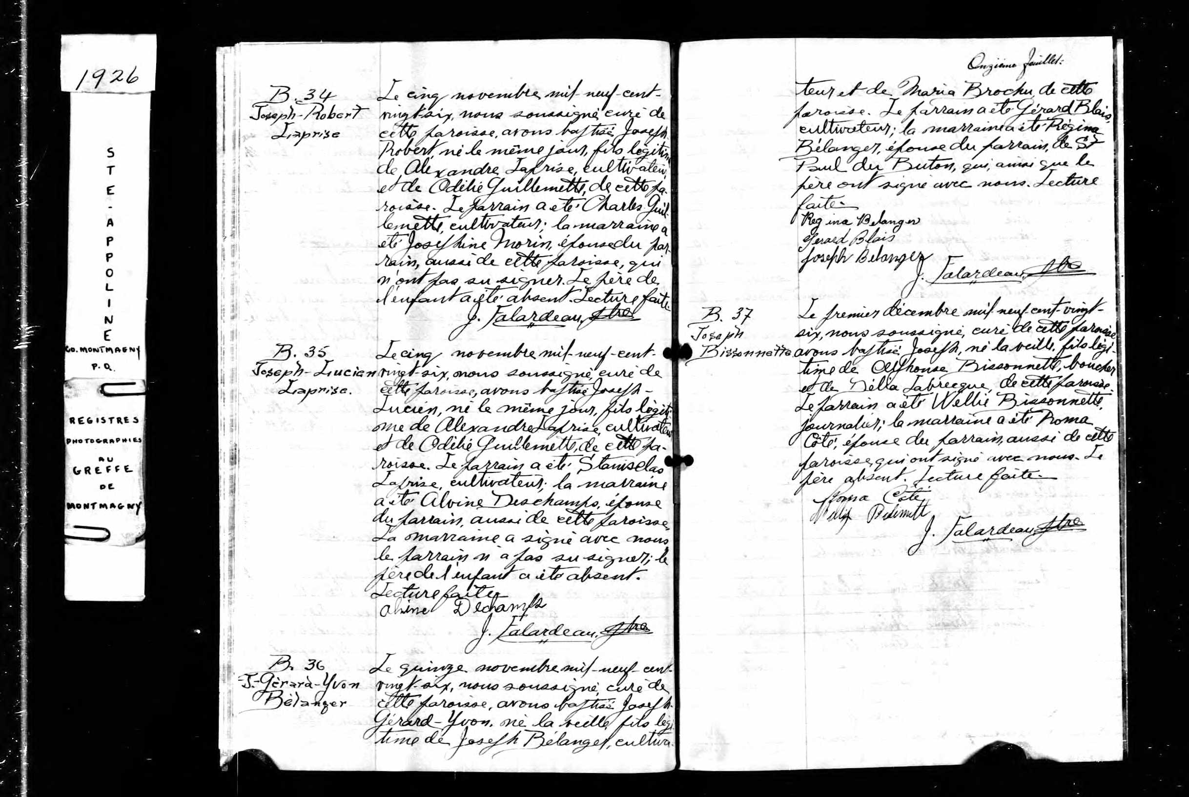 Acte de baptême