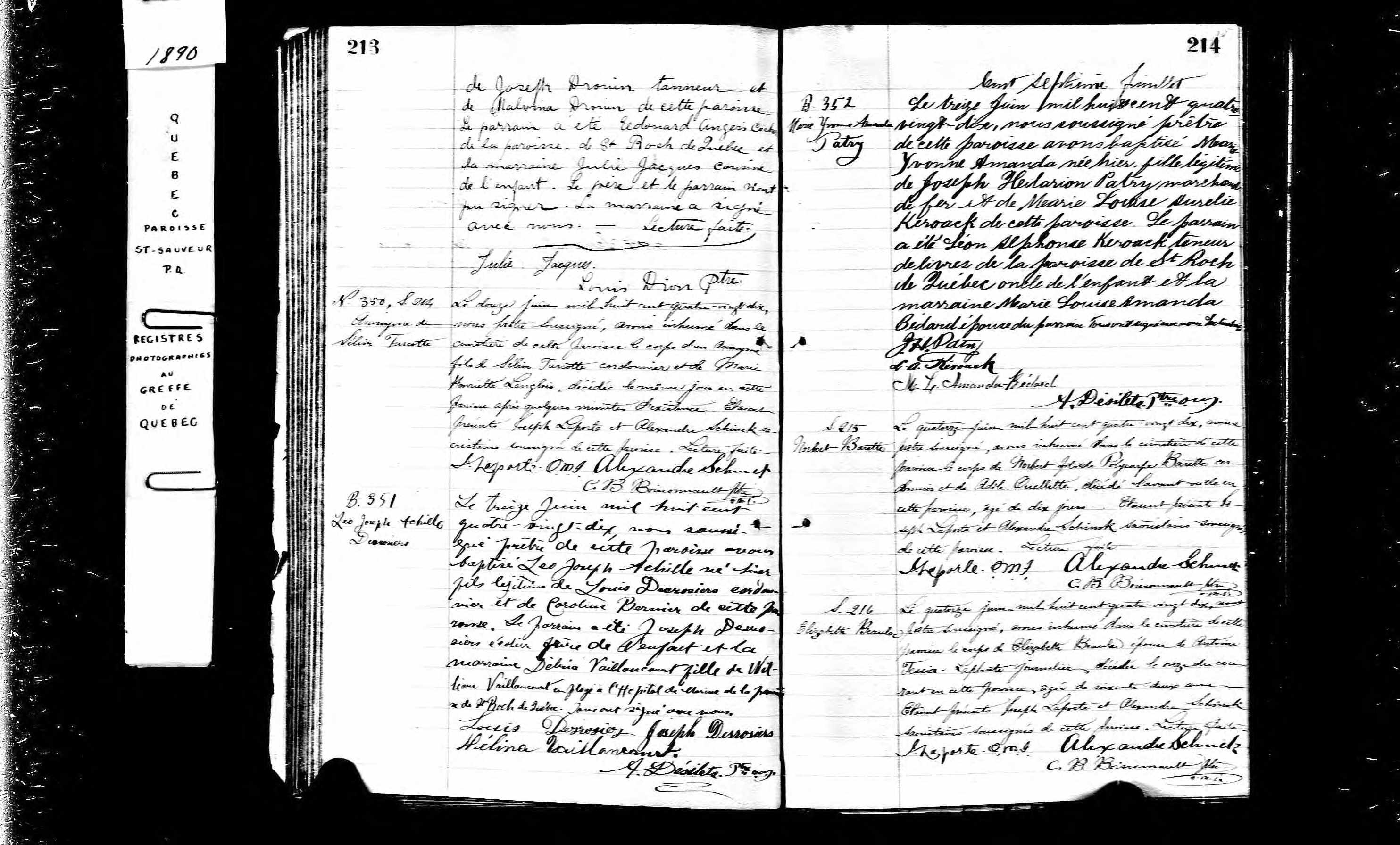 Acte de baptême