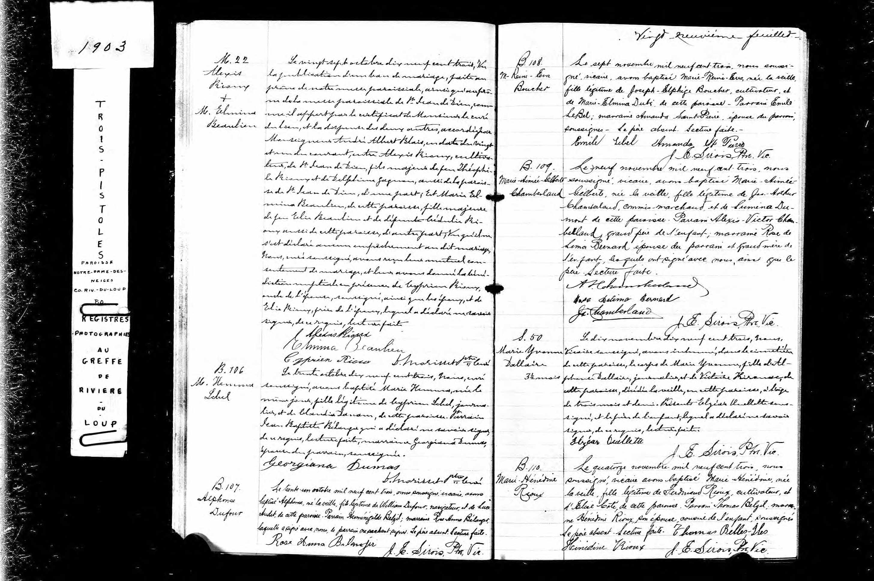 Acte de sépulture Acte de sépulture