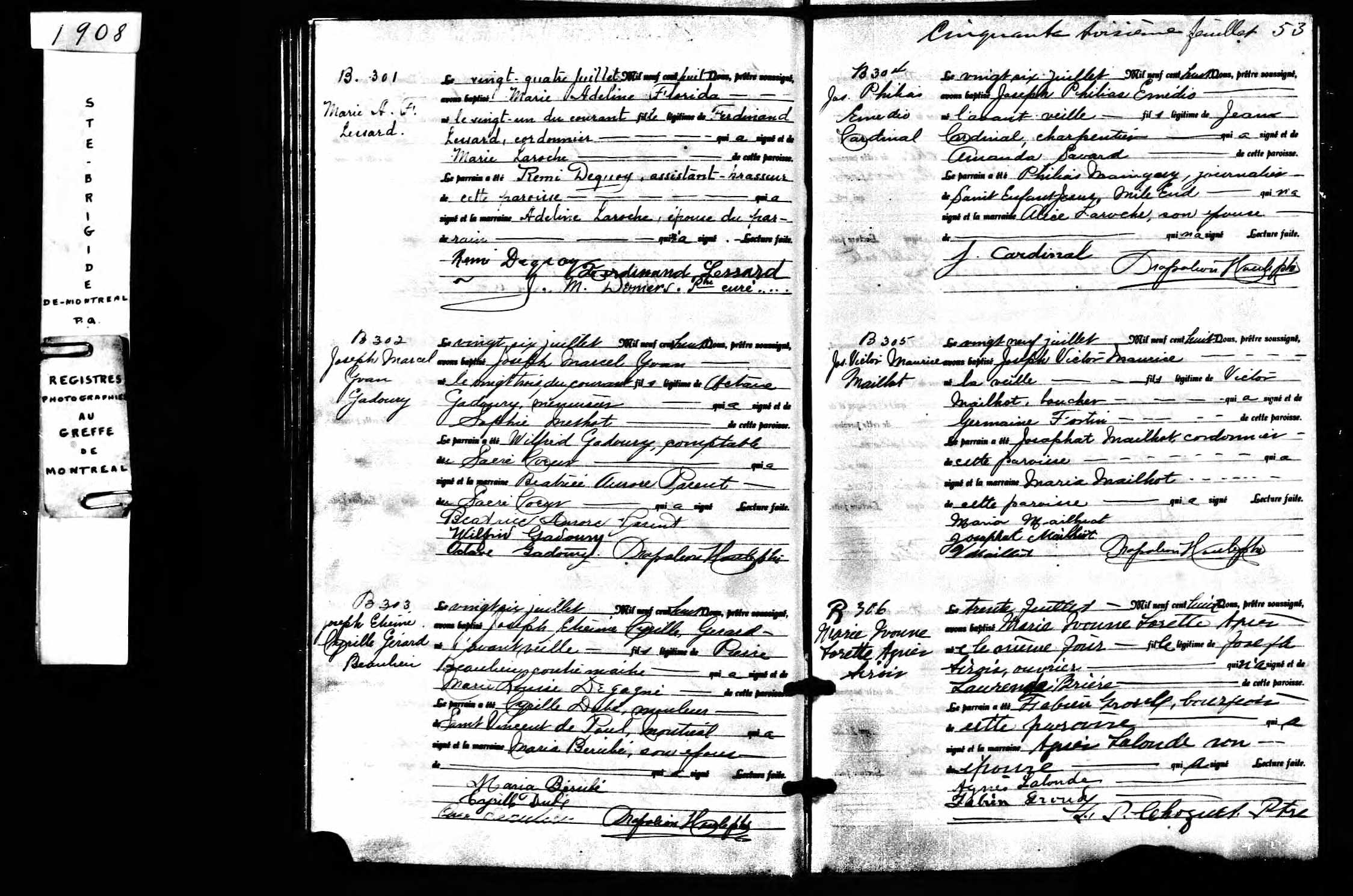 Acte de baptême