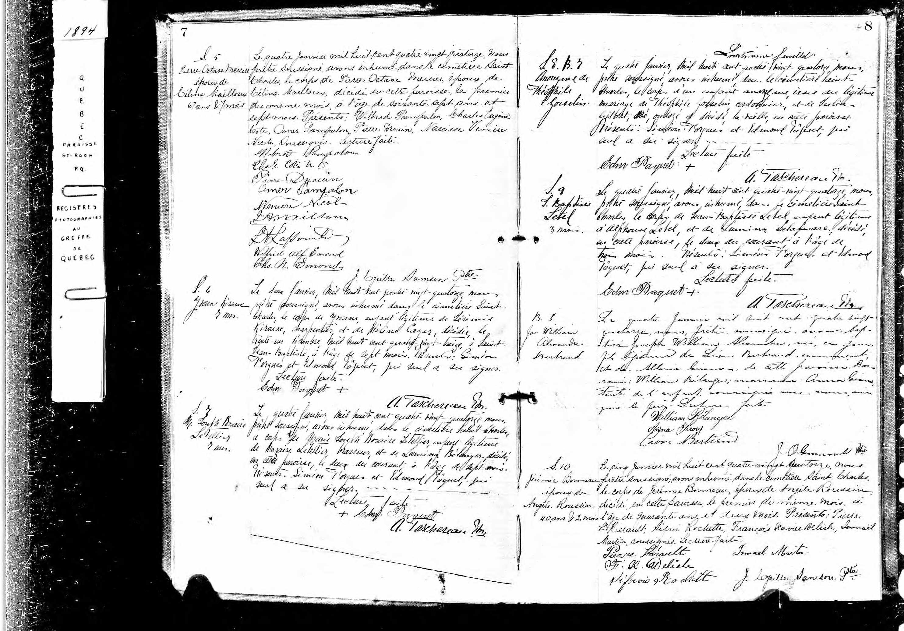 Acte de sépulture Acte de sépulture