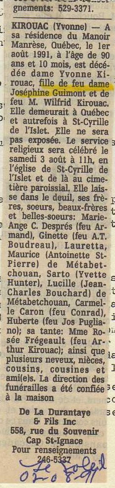 Nécrologie