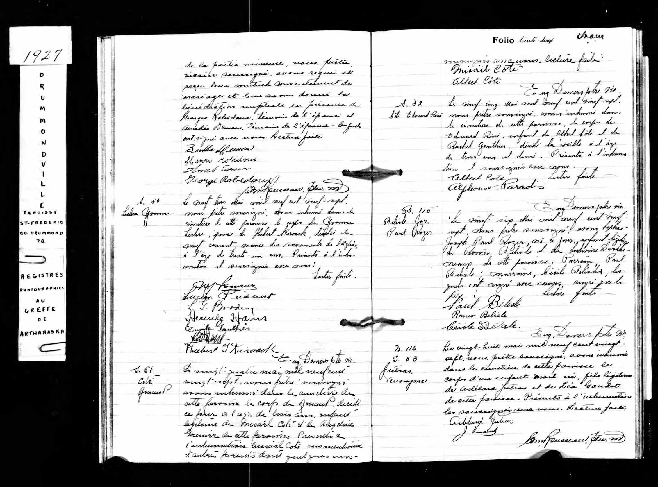Acte de sépulture