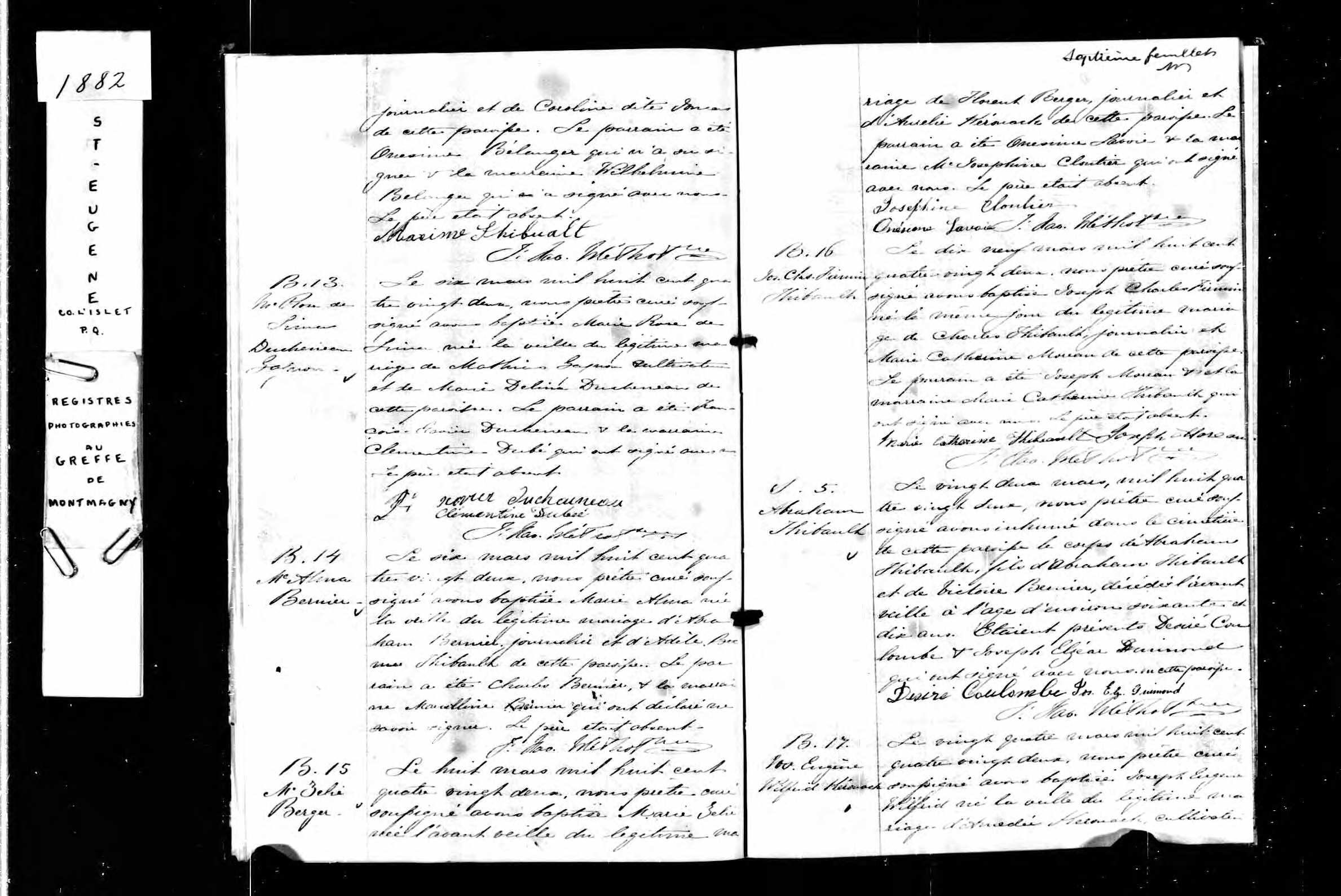 Acte de baptême Acte de baptême