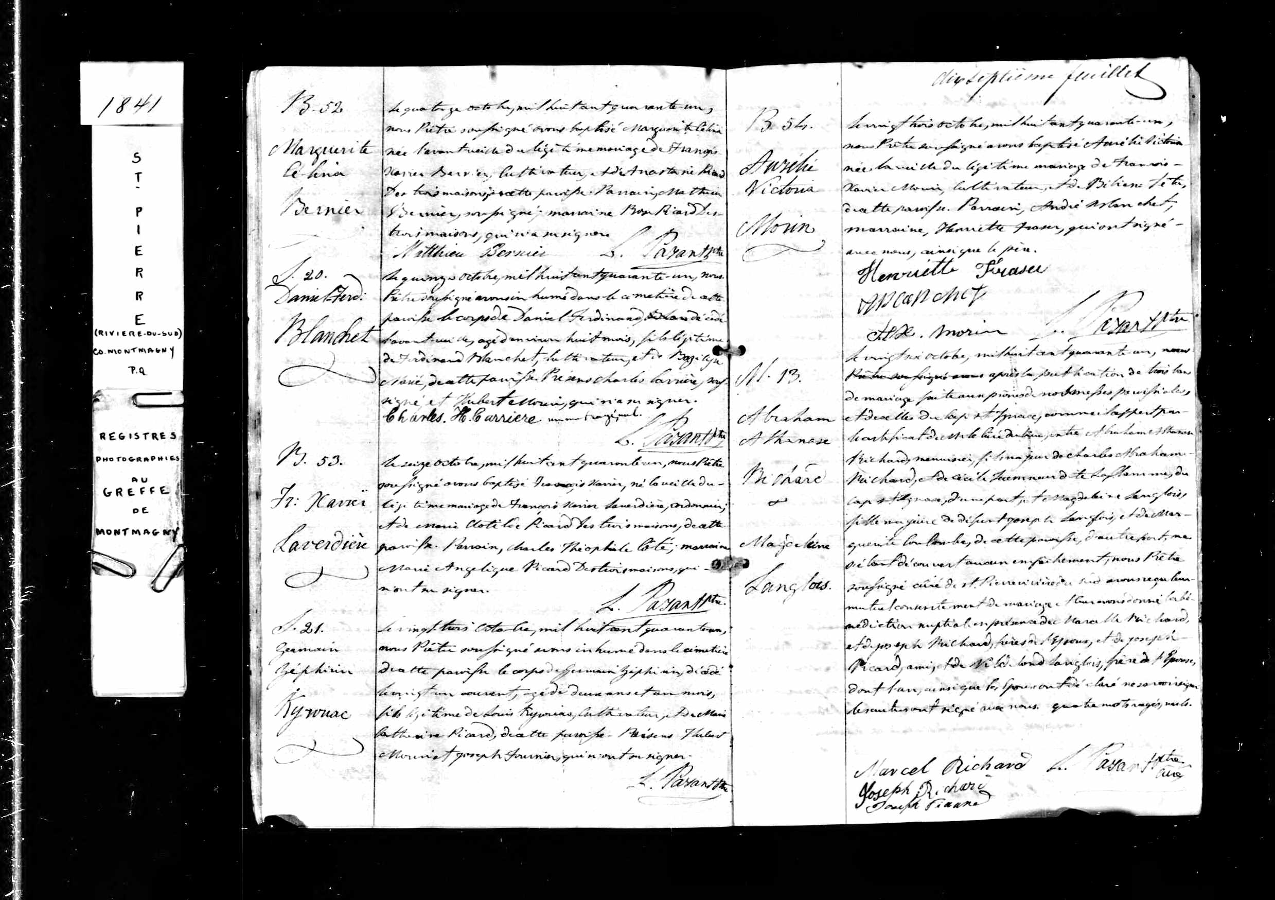 Acte de sépulture