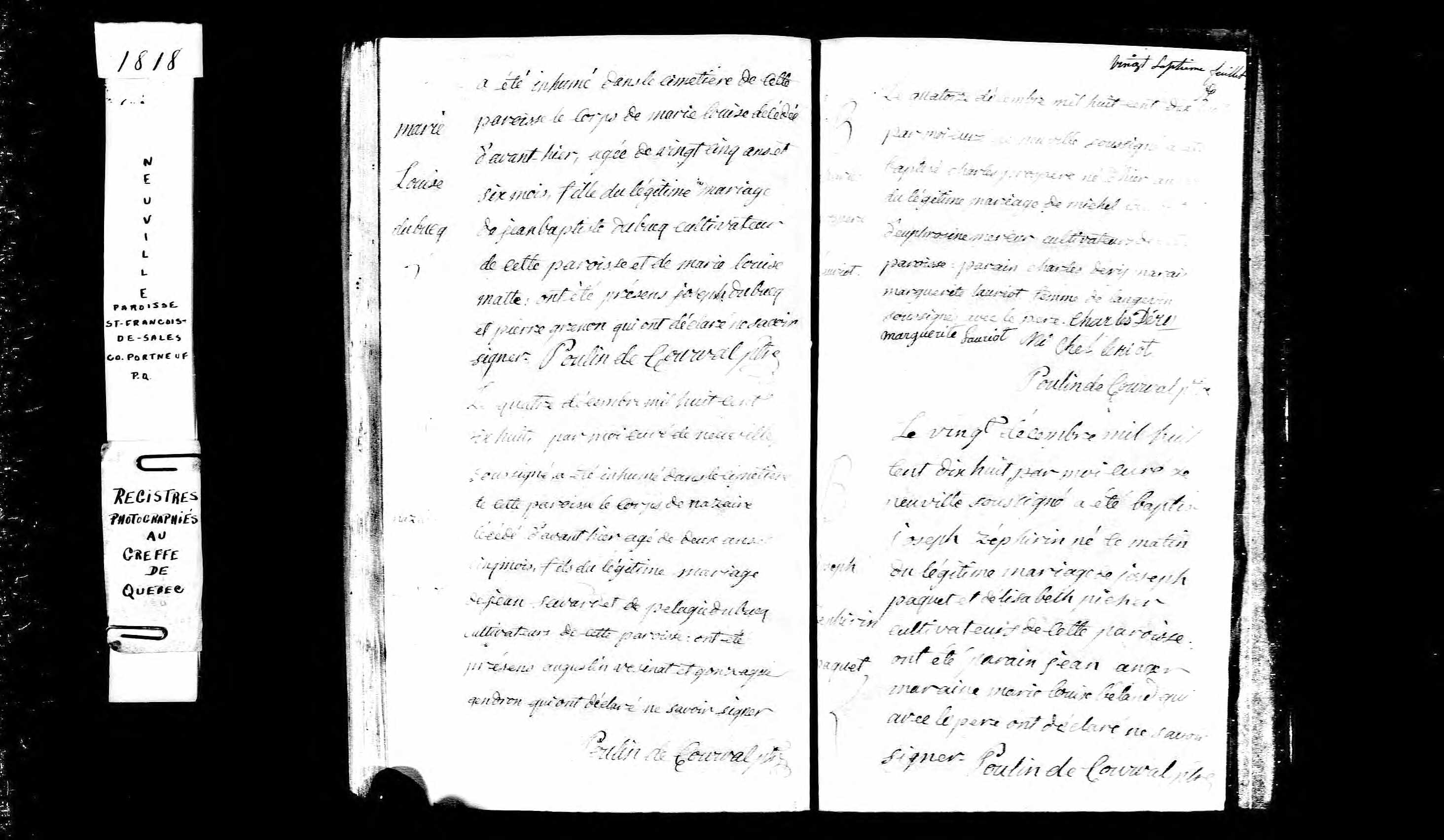 Acte de baptême